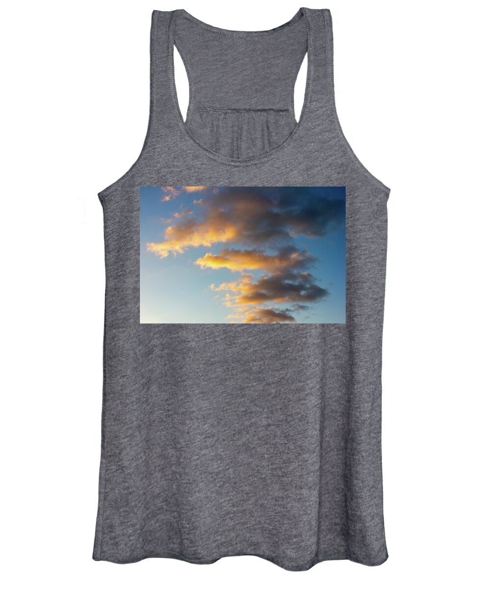 Houston Downtown Clouds Sky Women's Tank Top featuring the photograph Clouds 1 by Rocco Silvestri