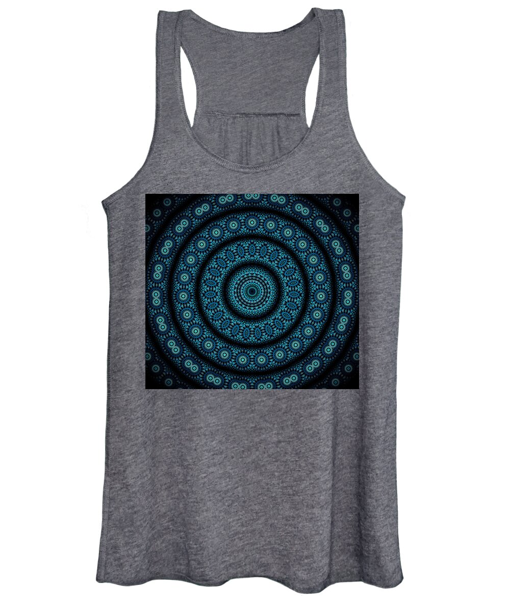 Coil Women's Tank Top featuring the digital art Coil by Danielle R T Haney