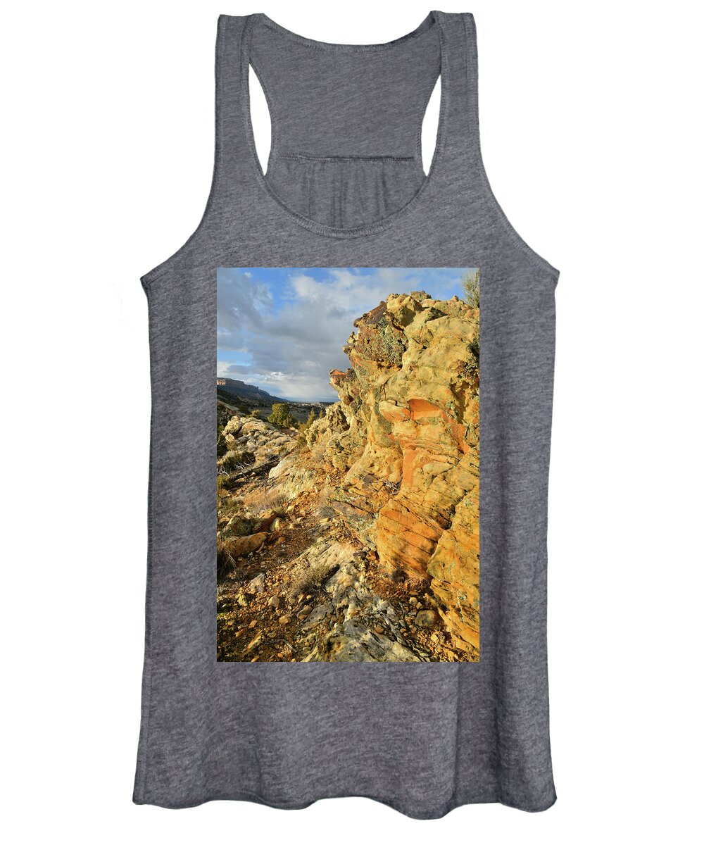 Colorado National Monument Women's Tank Top featuring the photograph Colorful Entrance to Colorado National Monument by Ray Mathis