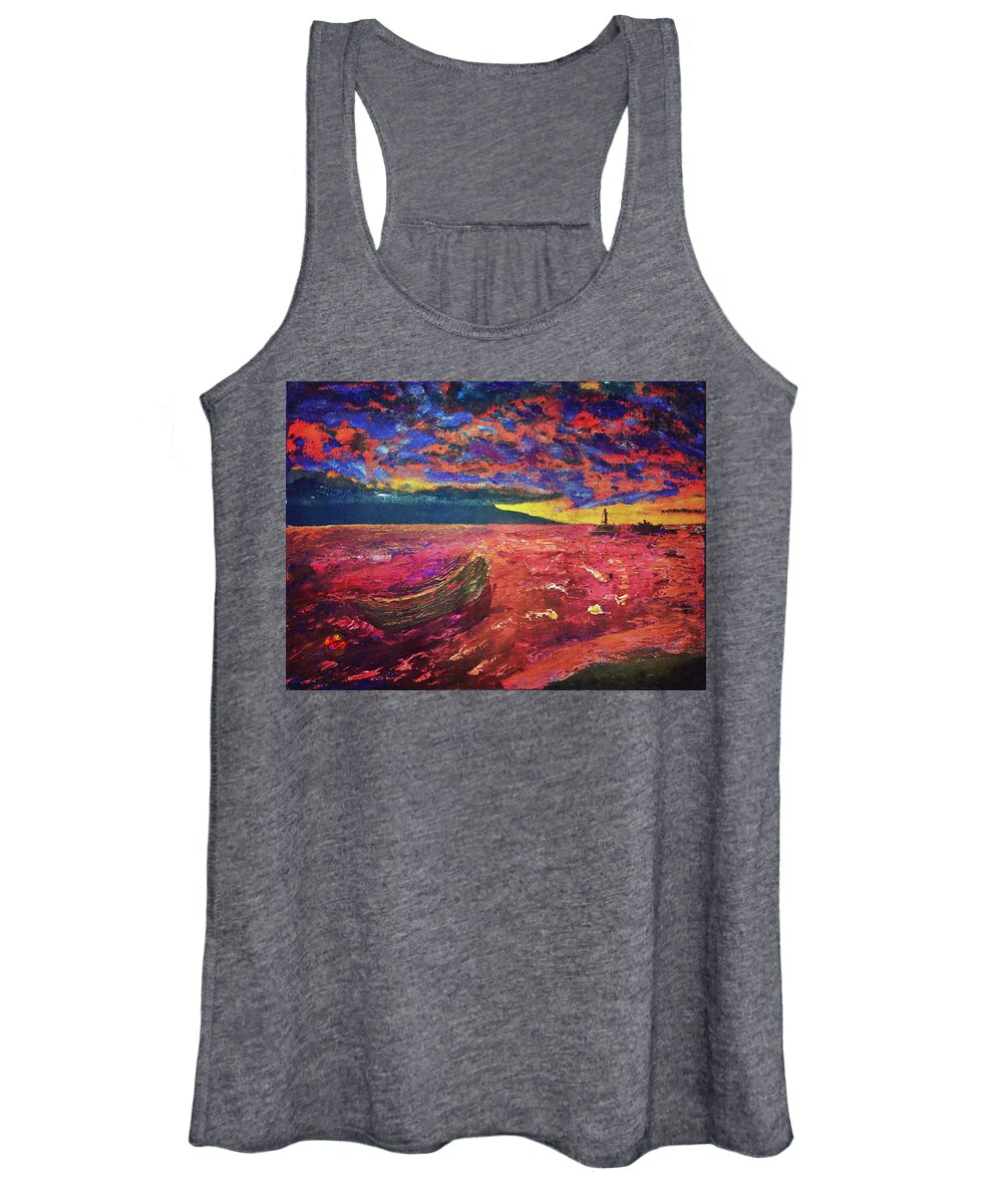 Island Women's Tank Top featuring the digital art Colorful Island by Bill King
