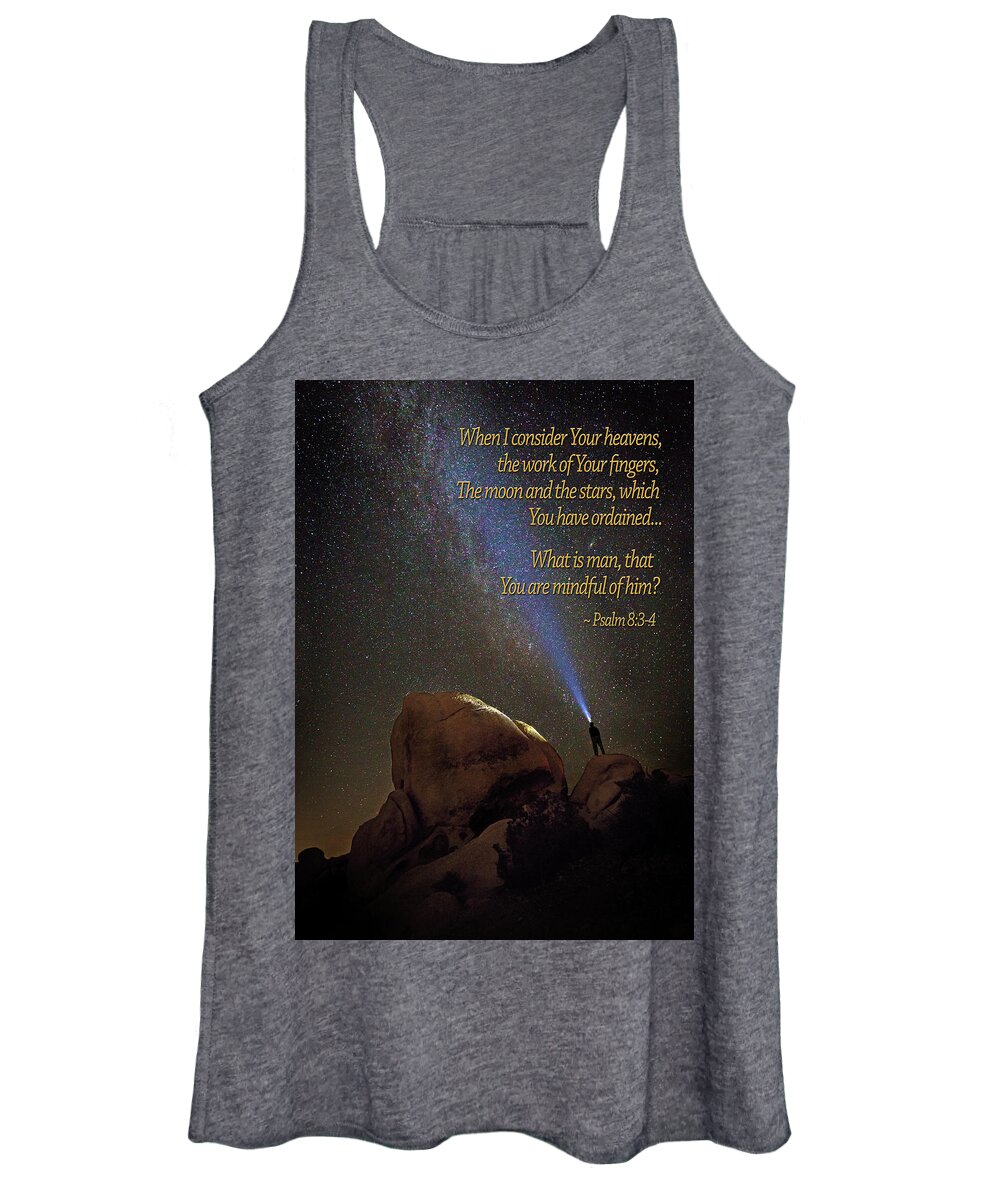 California Women's Tank Top featuring the photograph Consider the Heavens by James Capo
