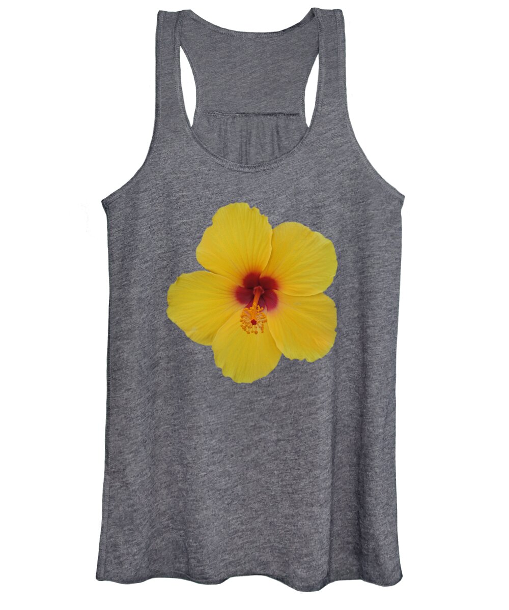 Yellow Women's Tank Top featuring the photograph Cool Bloom by Charles Stuart