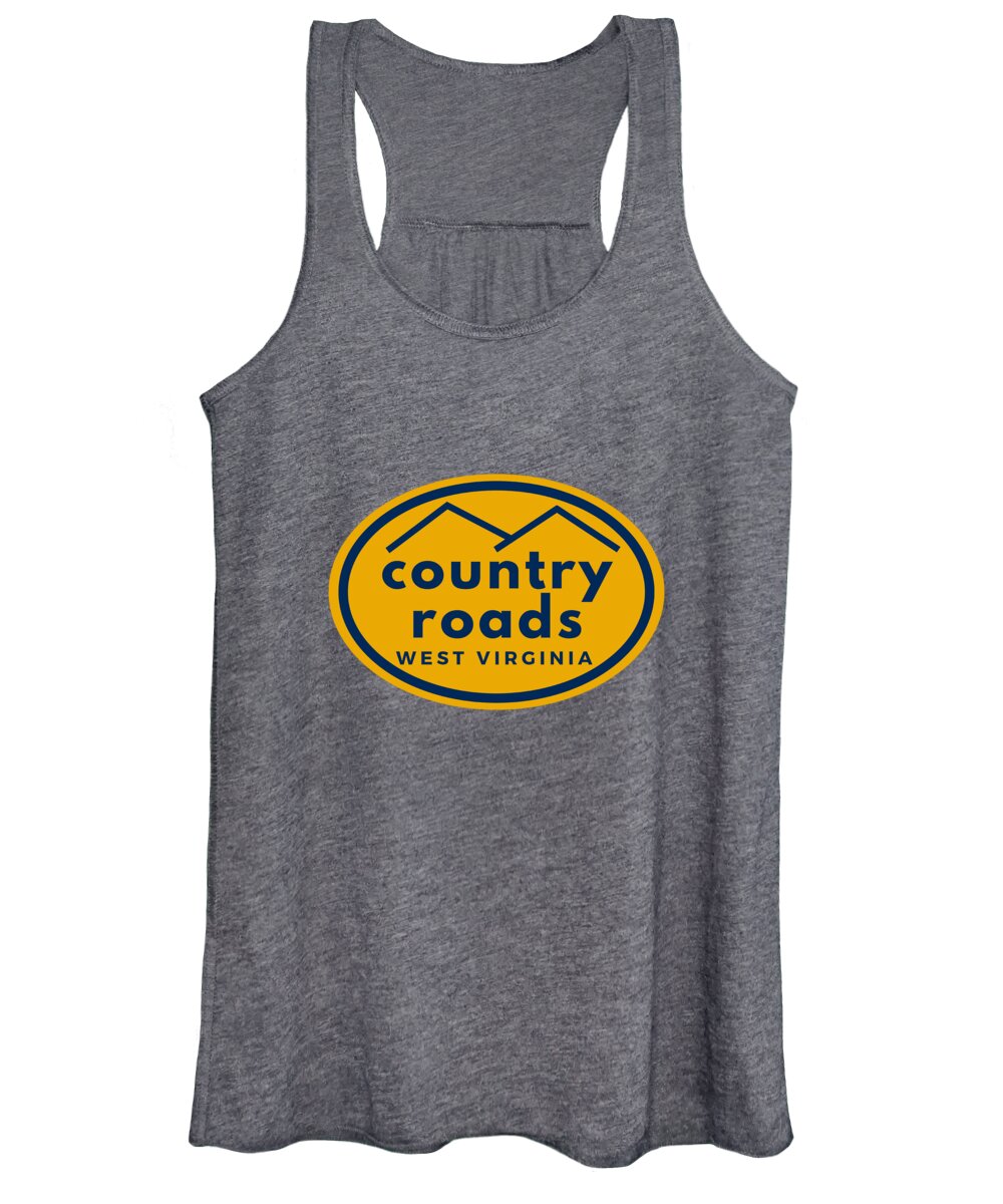 West Virginia Women's Tank Top featuring the photograph Country Roads West Virginia by Aaron Geraud