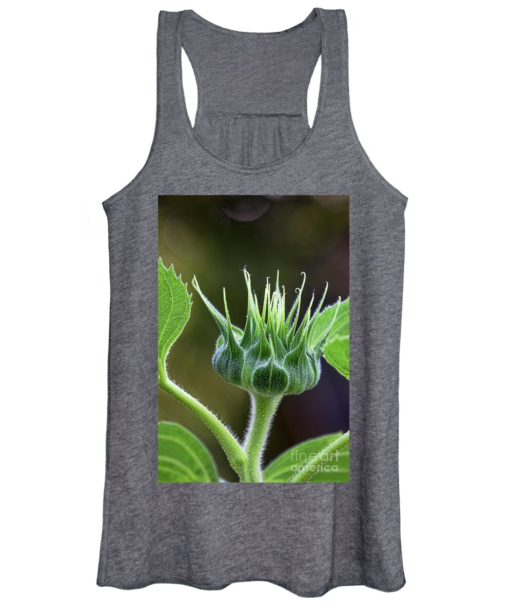 Sunflower Women's Tank Top featuring the photograph Crowned Princess by Joan Bertucci