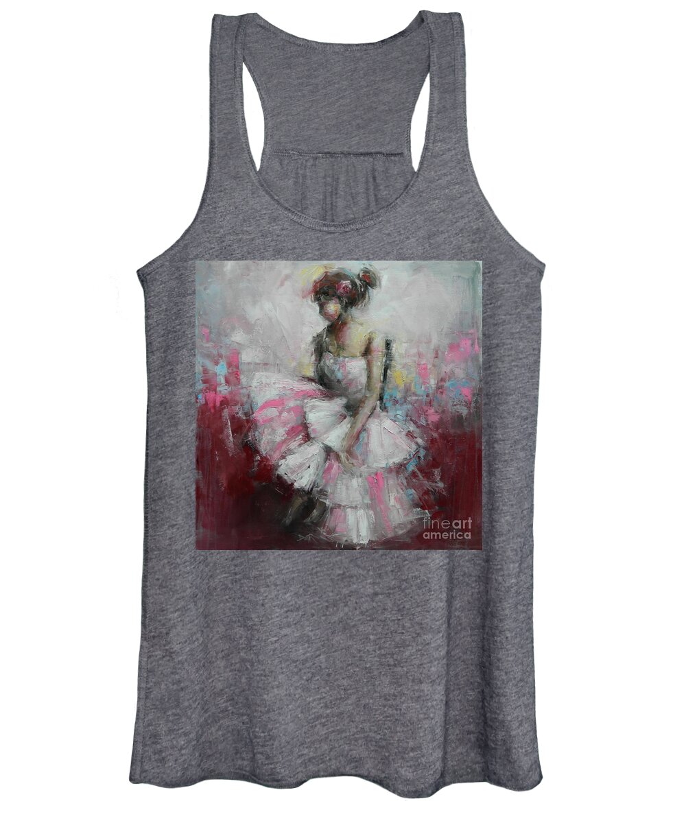 Woman Women's Tank Top featuring the painting Dear Prudence by Dan Campbell