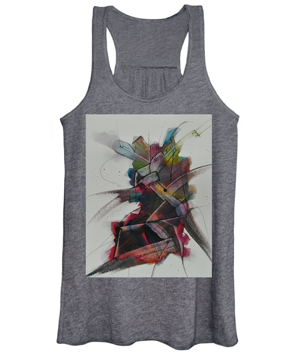  Women's Tank Top featuring the painting Delroy and Peg by John W Walker