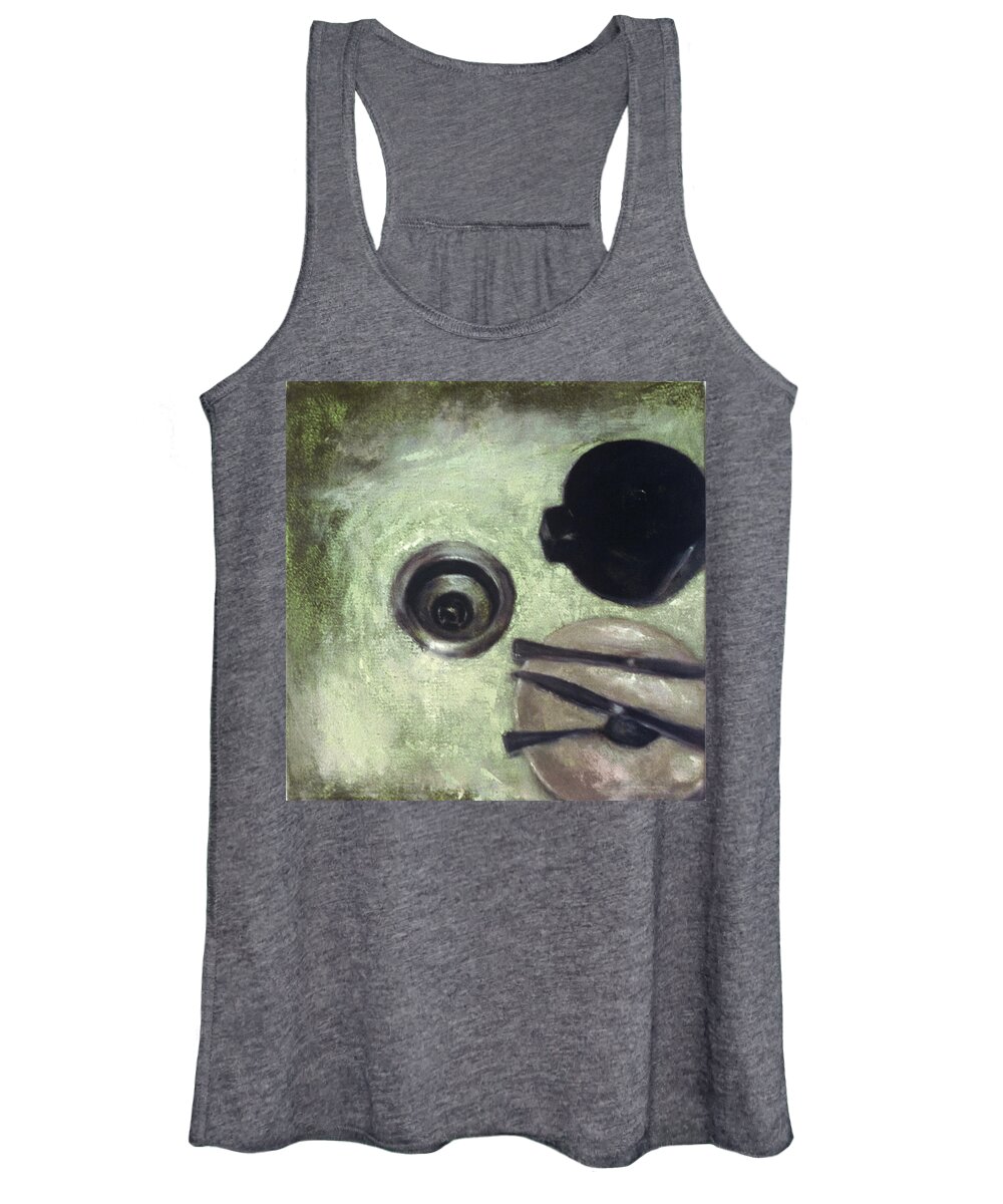Sink Women's Tank Top featuring the painting Domestication #4 by Janet Zoya