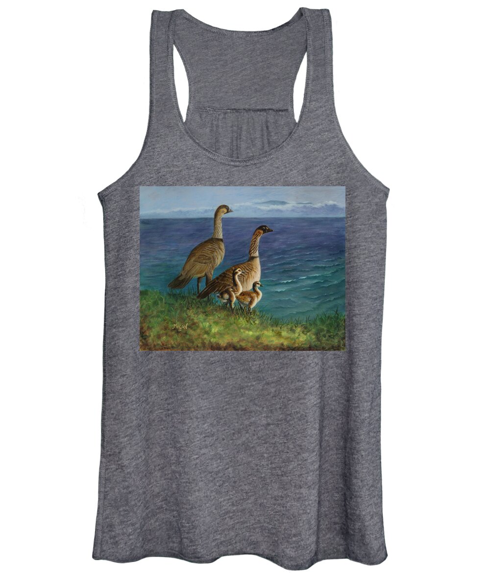 Hawaii Women's Tank Top featuring the painting Dreaming of Home by Megan Collins