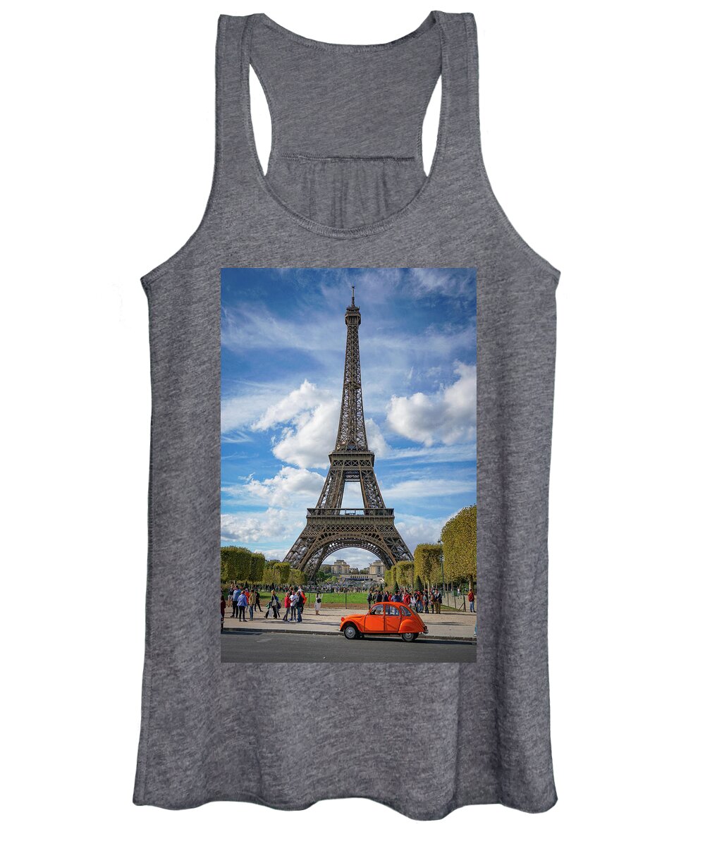 Eiffel Tower Women's Tank Top featuring the photograph Eiffel Tower by Jim Mathis
