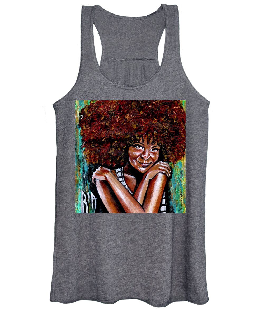 Love Women's Tank Top featuring the painting Embraced by Artist RiA
