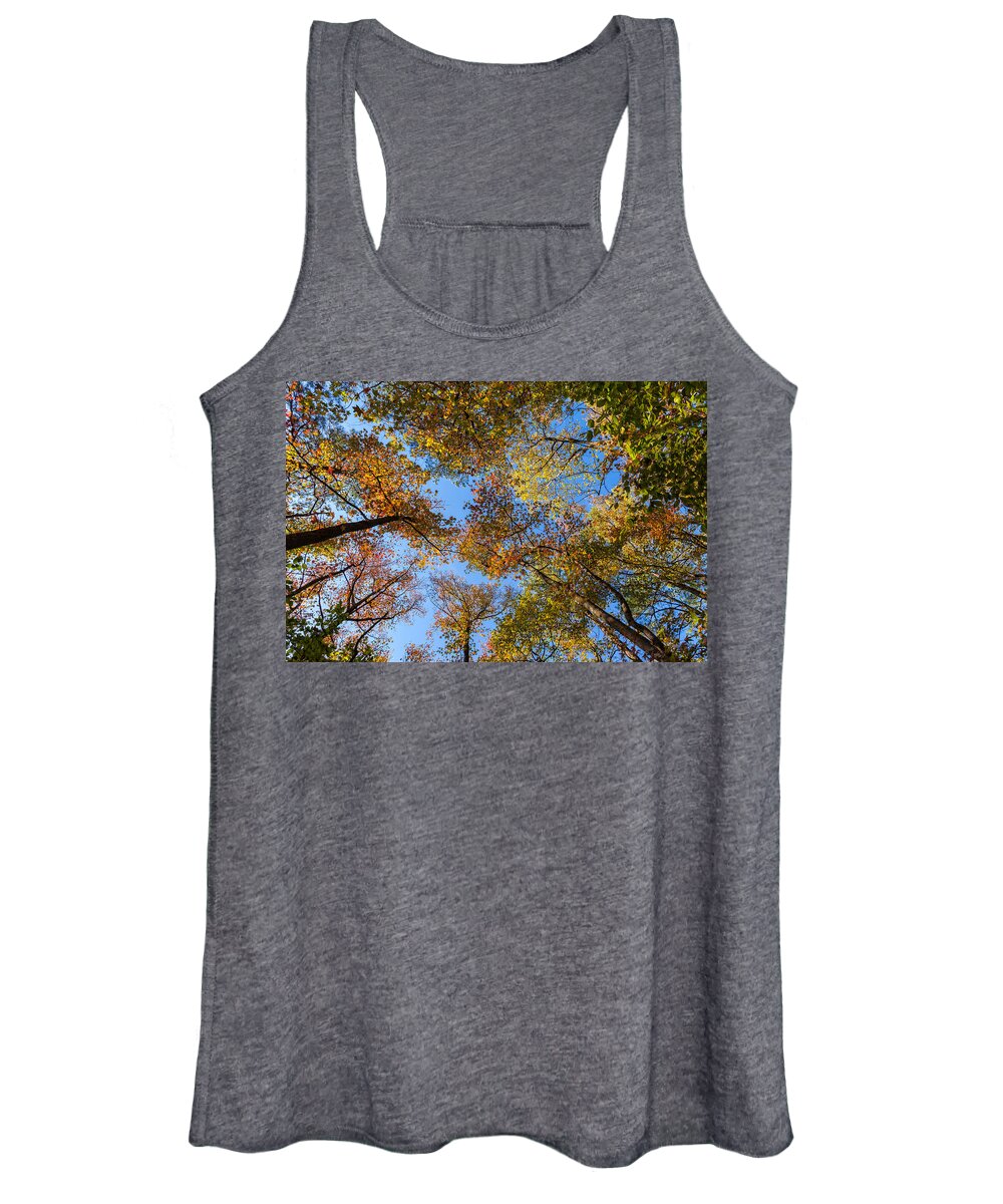 Fall Leaves Women's Tank Top featuring the photograph Fall Leaves by Chris Spencer