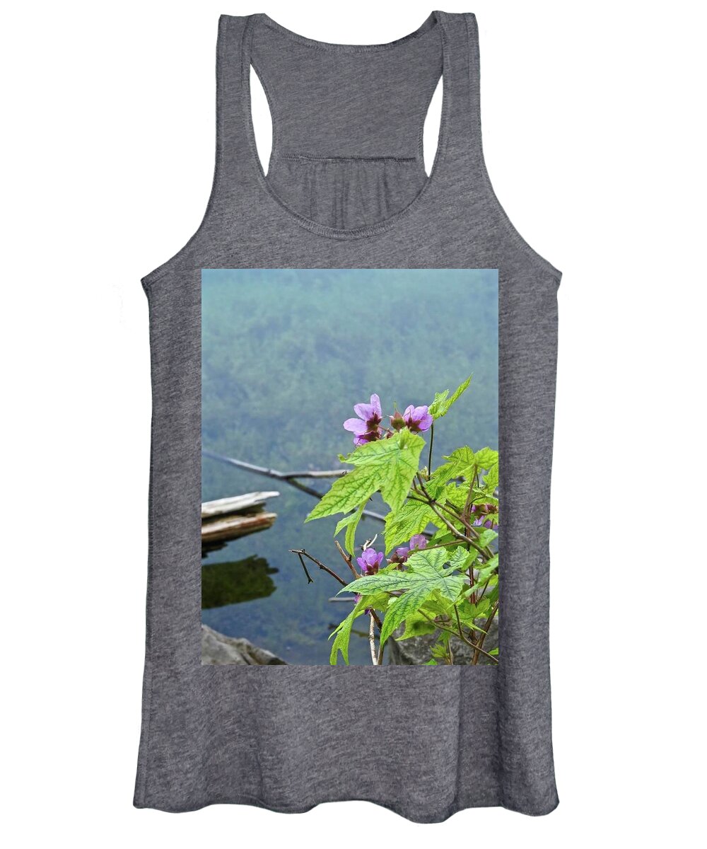 Flowers Women's Tank Top featuring the photograph Floral Serenity by Kathy Chism