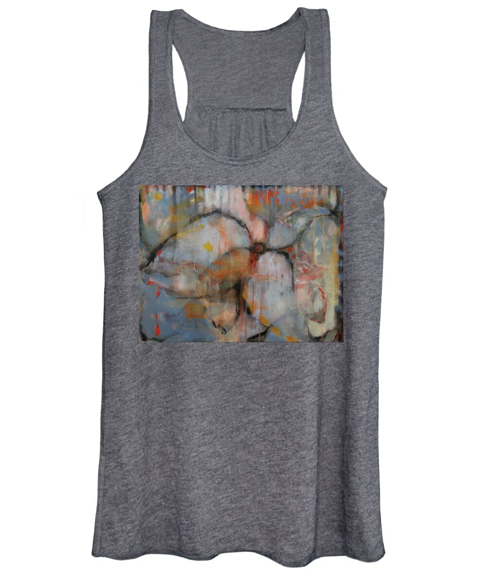 Flower Women's Tank Top featuring the painting Flower Dream by Janet Zoya