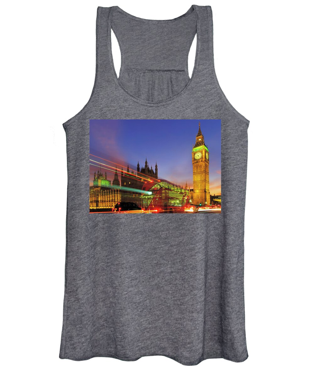 London Women's Tank Top featuring the photograph Ghosting In by Ralf Rohner