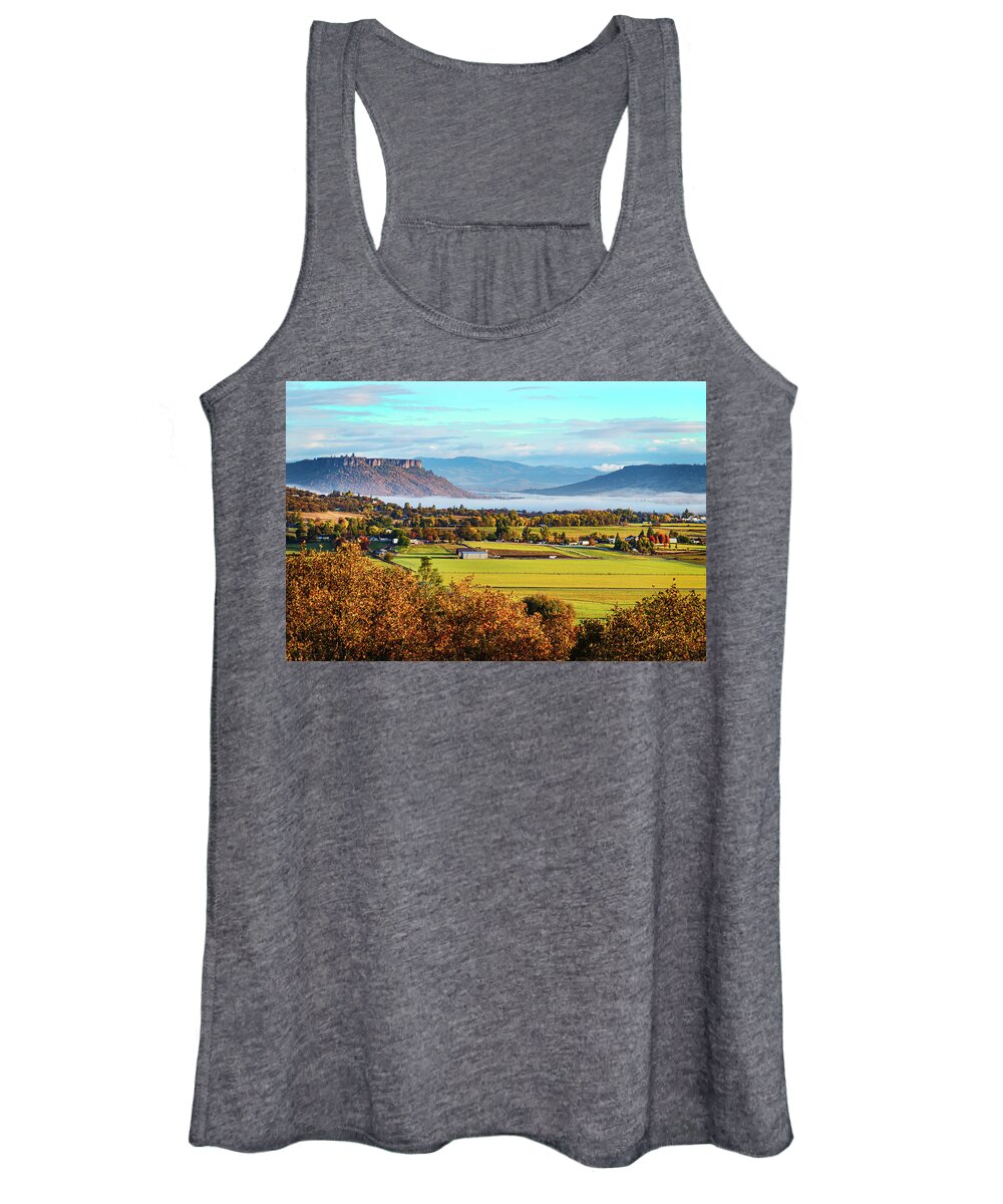 Oregon Women's Tank Top featuring the photograph Good Morning Rogue Valley by Dan McGeorge