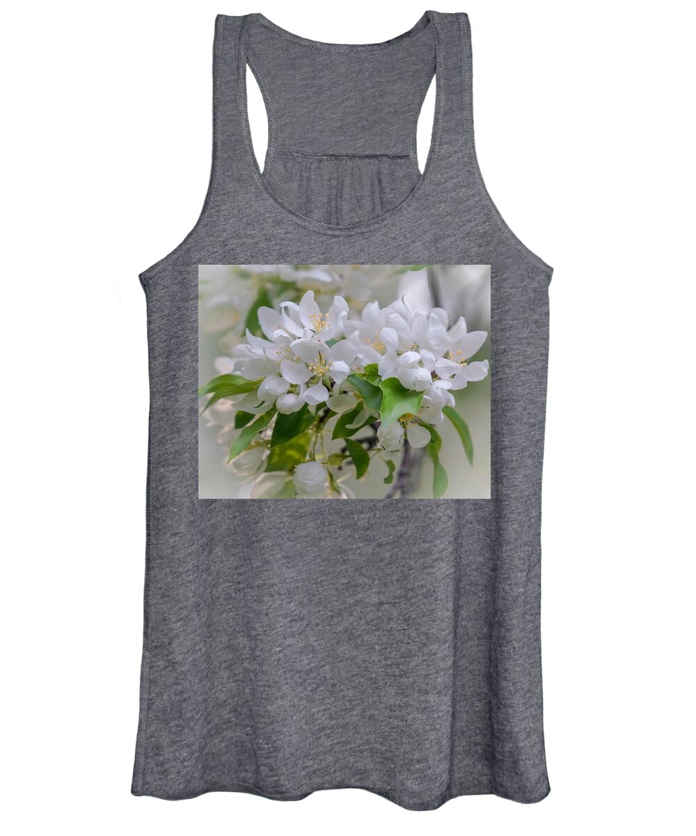 White Women's Tank Top featuring the photograph Heavenly Blossoms by Susan Rydberg