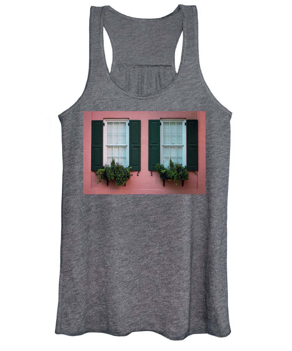 Planter Women's Tank Top featuring the photograph House Eyes by Susie Weaver