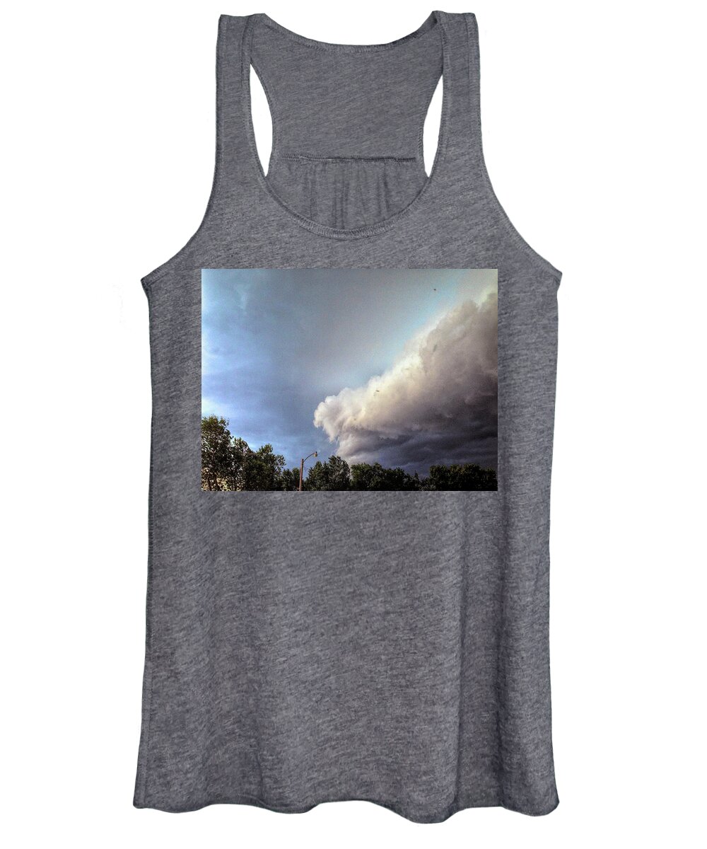 Art Women's Tank Top featuring the photograph House on the Corner by Jeff Iverson