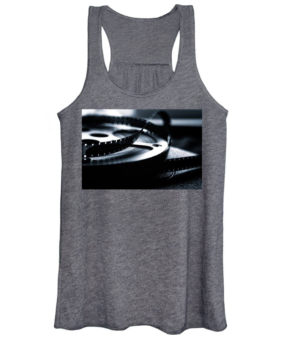 Abstract Women's Tank Top featuring the photograph I Just Love Old Movies by Marnie Patchett