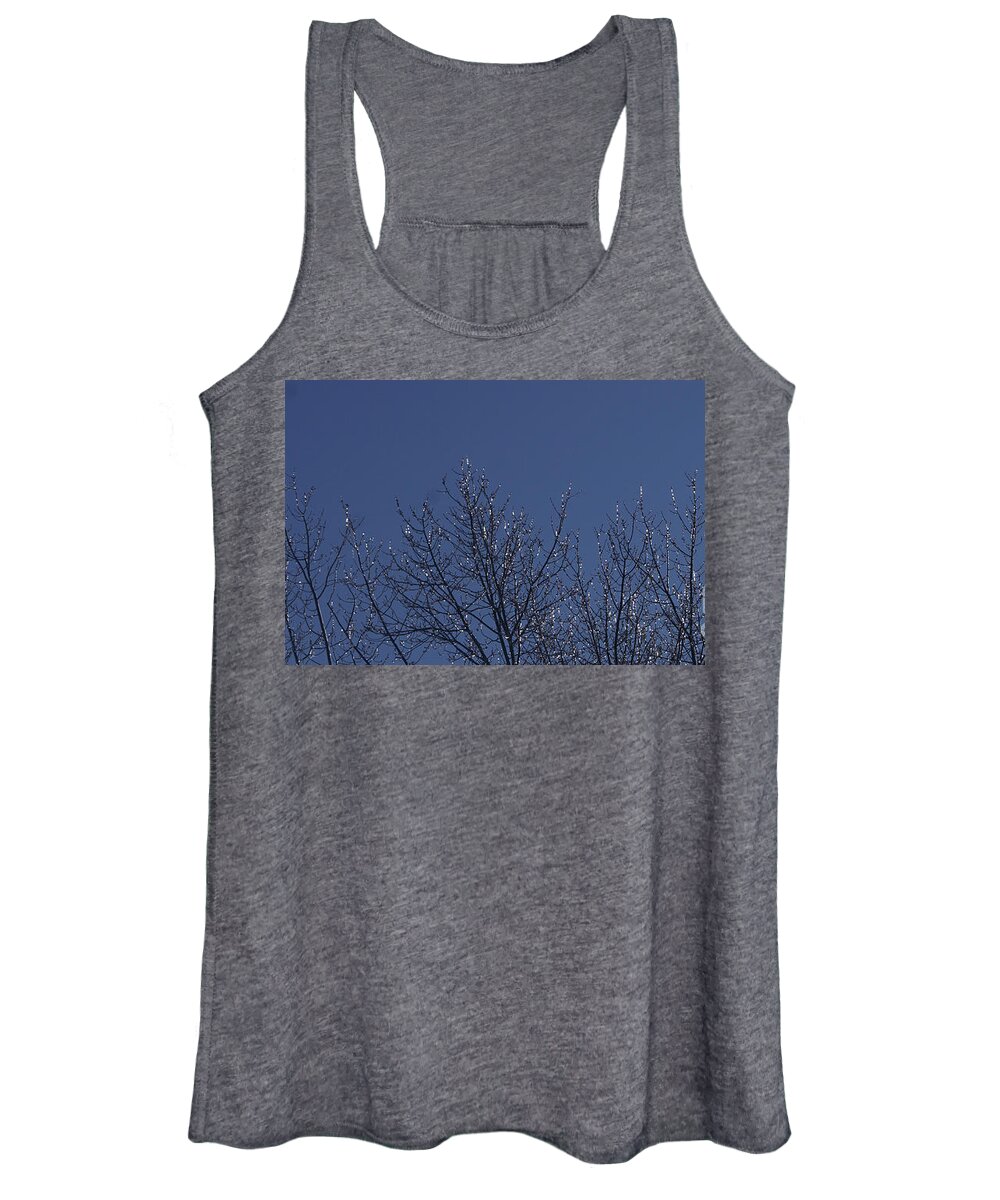 Nature Women's Tank Top featuring the photograph Ice Tree by Robert E Alter Reflections of Infinity