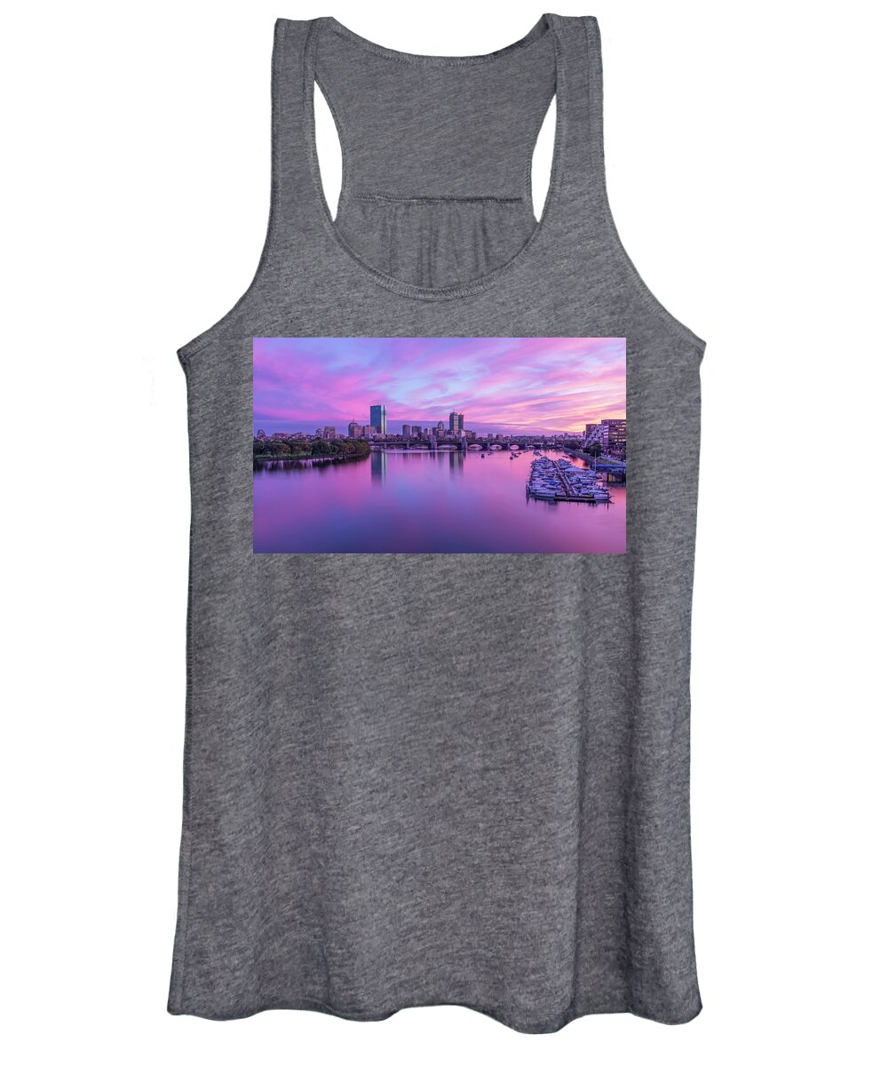 Boston Women's Tank Top featuring the photograph In The Pink by Rob Davies