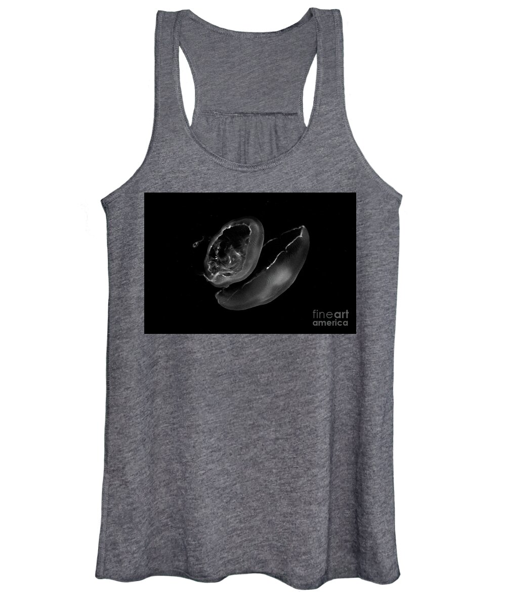 Photograph Women's Tank Top featuring the photograph Julie's Photo Monochrome-361 by Fine art photographer JULIE