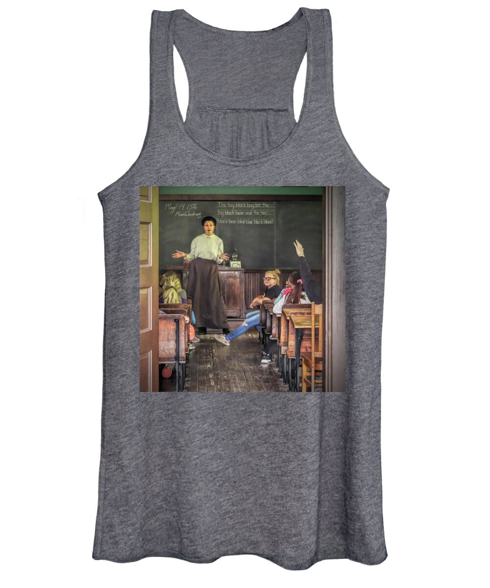  Women's Tank Top featuring the photograph Learning About the Past by Jack Wilson