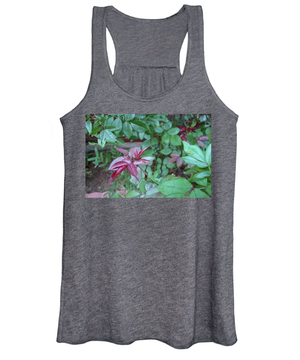 Purple Women's Tank Top featuring the photograph Loan Bloom by c Winslow Shafer