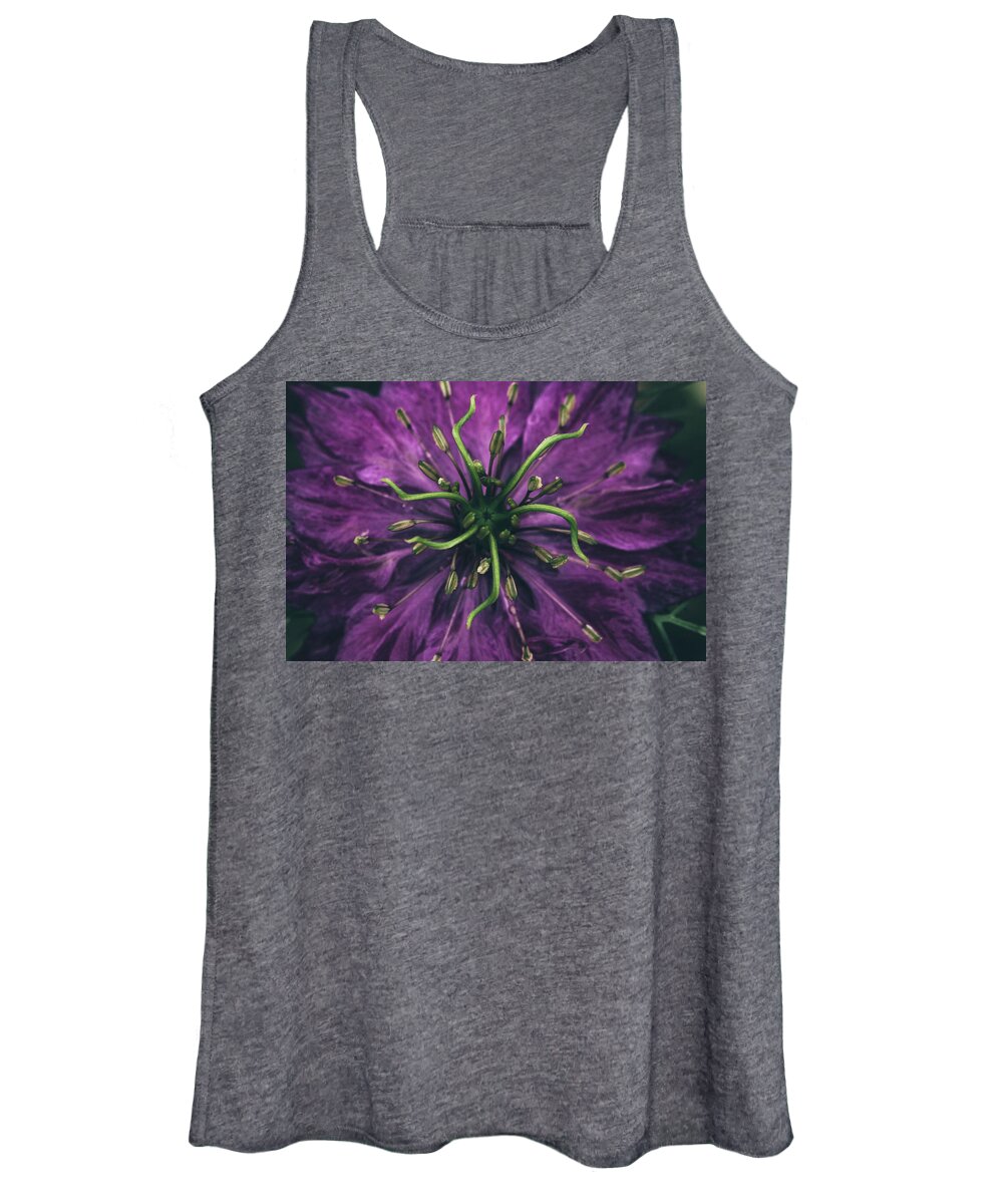 Love In The Mist Women's Tank Top featuring the photograph Love In The Mist by Cindi Ressler