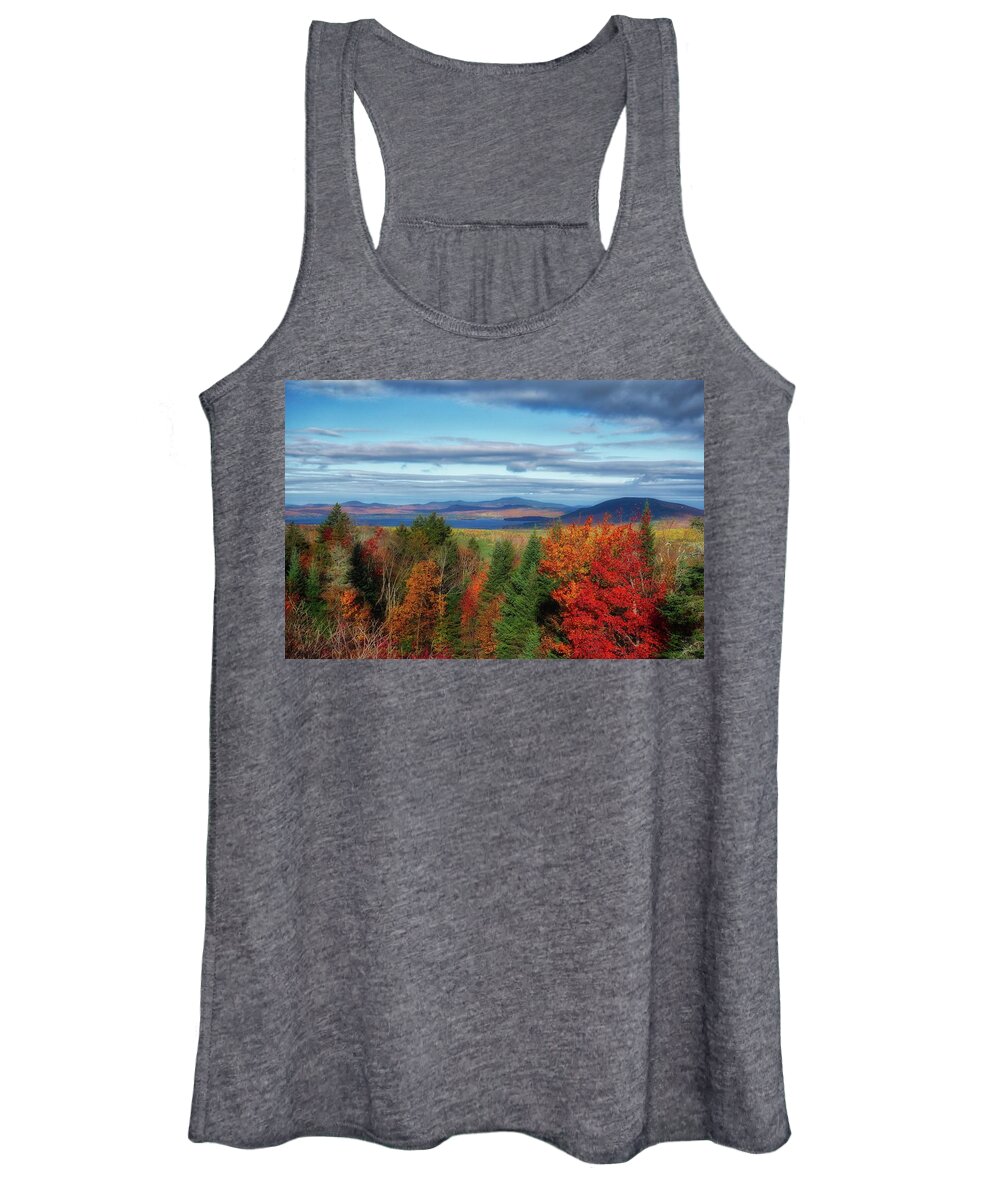 Landscape Women's Tank Top featuring the photograph Maine Fall Foliage by Russel Considine
