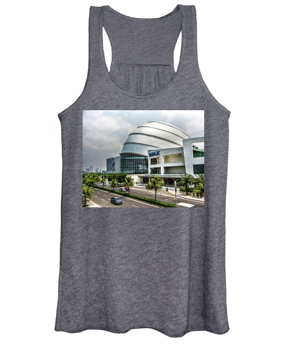 Manila Women's Tank Top featuring the photograph Mall Of Asia 4 by Michael Arend