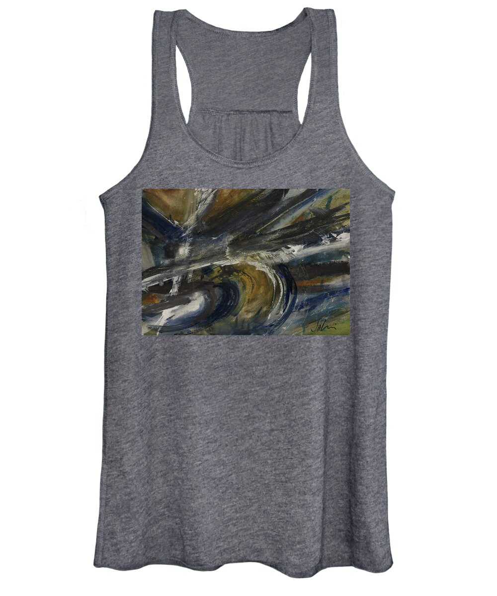 Fineart Women's Tank Top featuring the painting Momentum by Judith Levins
