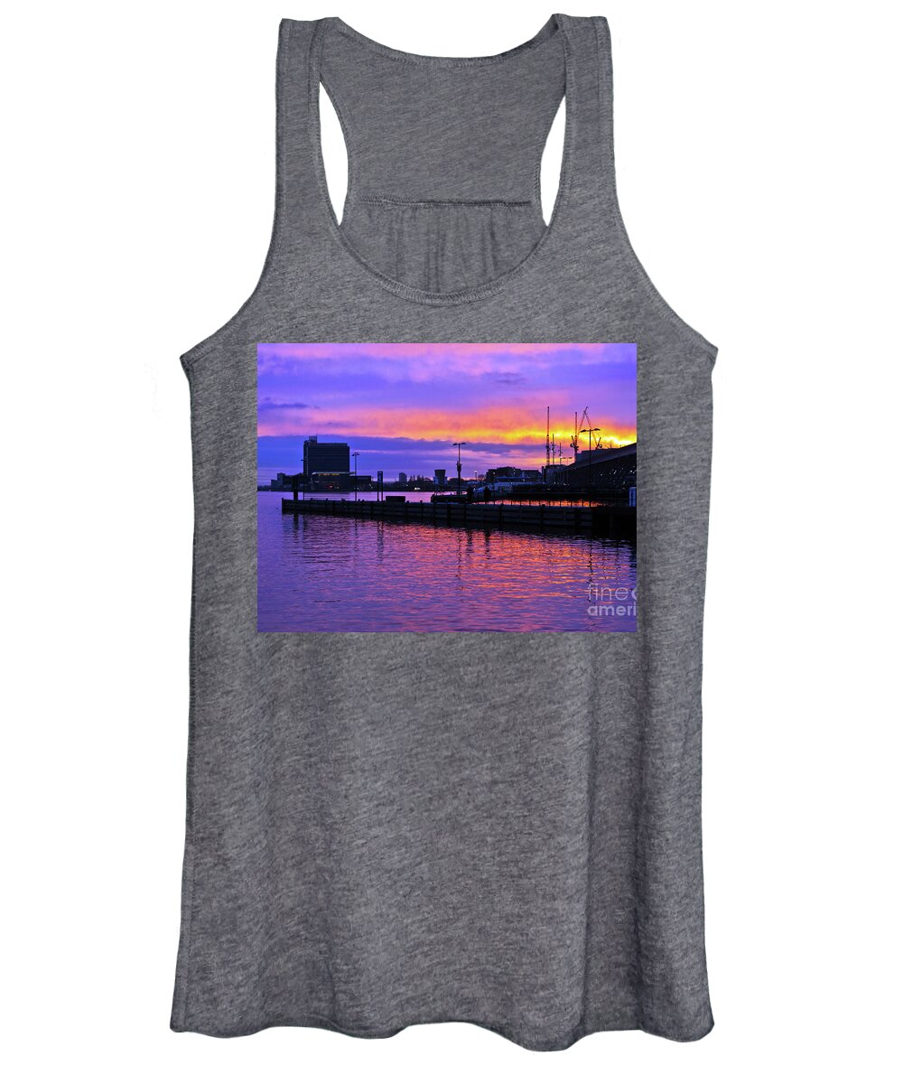 Morning Women's Tank Top featuring the photograph MORNING SOUND of AMSTERDAM by Silva Wischeropp