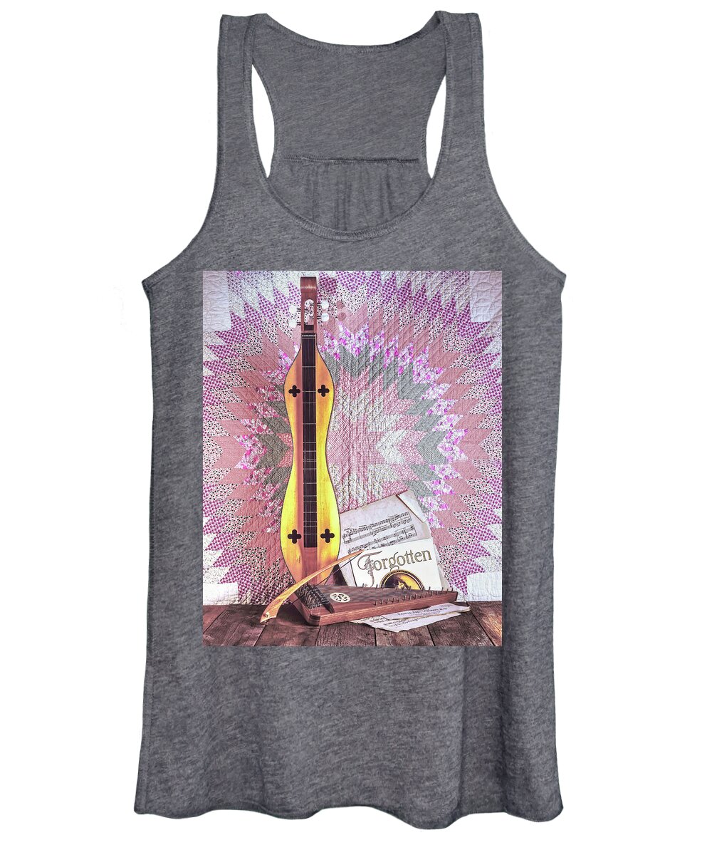 Dulcimer Women's Tank Top featuring the photograph Mountain Made Memories by Randall Dill