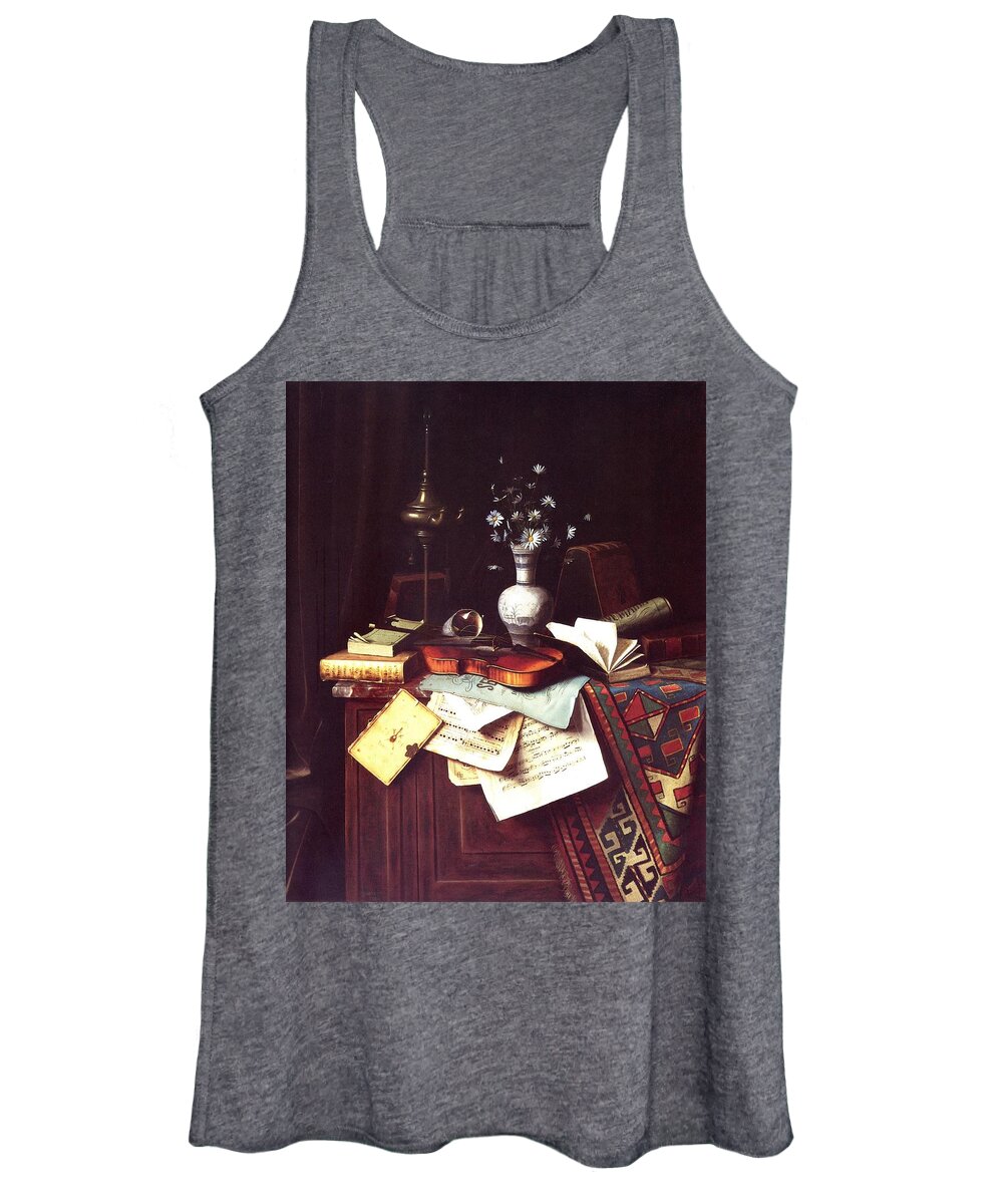 Harnett Women's Tank Top featuring the painting Music by Reynold Jay