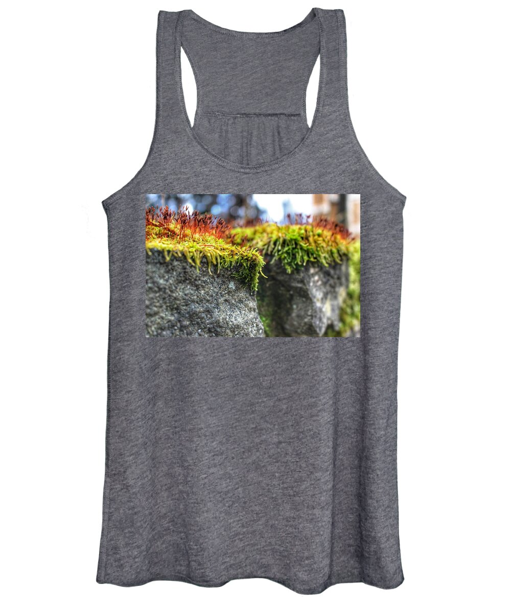 Moss Women's Tank Top featuring the photograph Nascent by Christopher Lotito