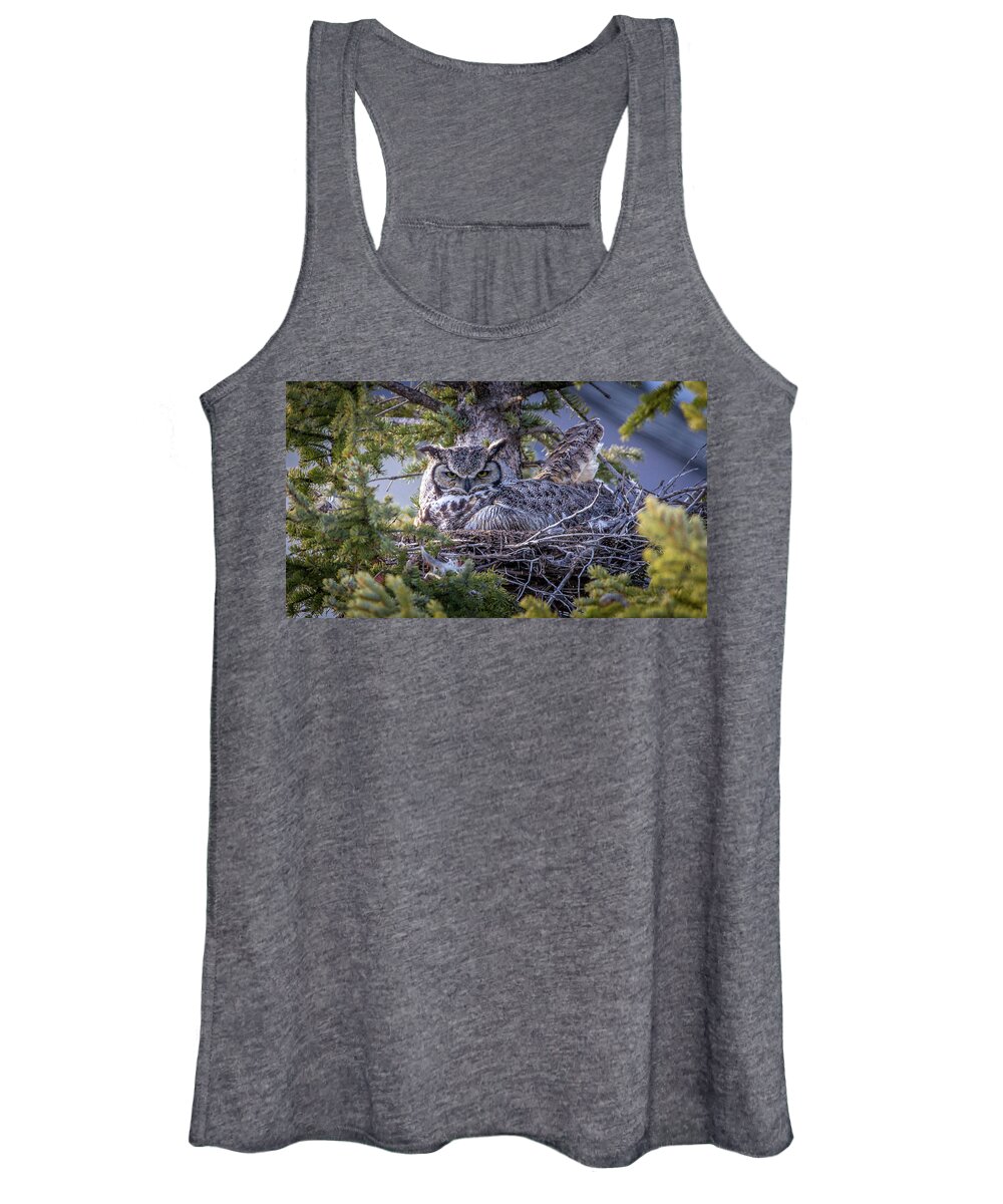 Airport Women's Tank Top featuring the photograph Naturally Patient by Kevin Dietrich