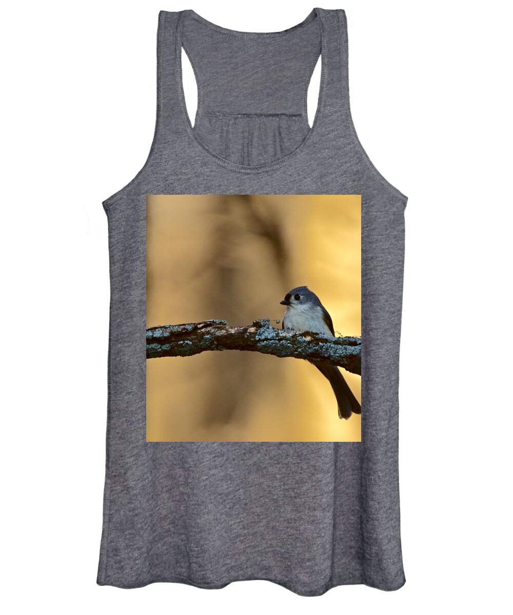 Photography Women's Tank Top featuring the photograph Nuthatch by Jeffrey PERKINS