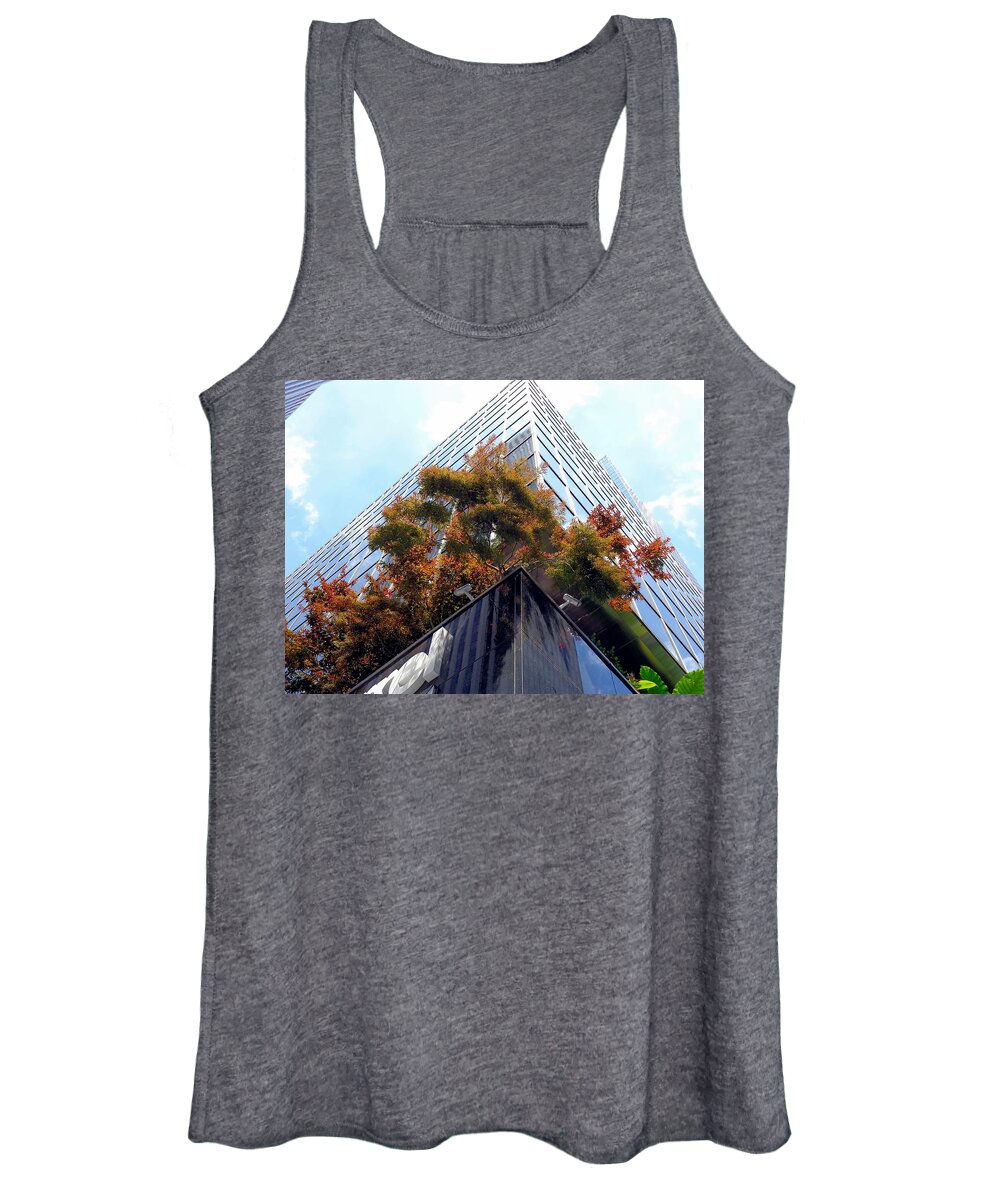 Building Women's Tank Top featuring the photograph NYC-Architecture by Thomas Schroeder