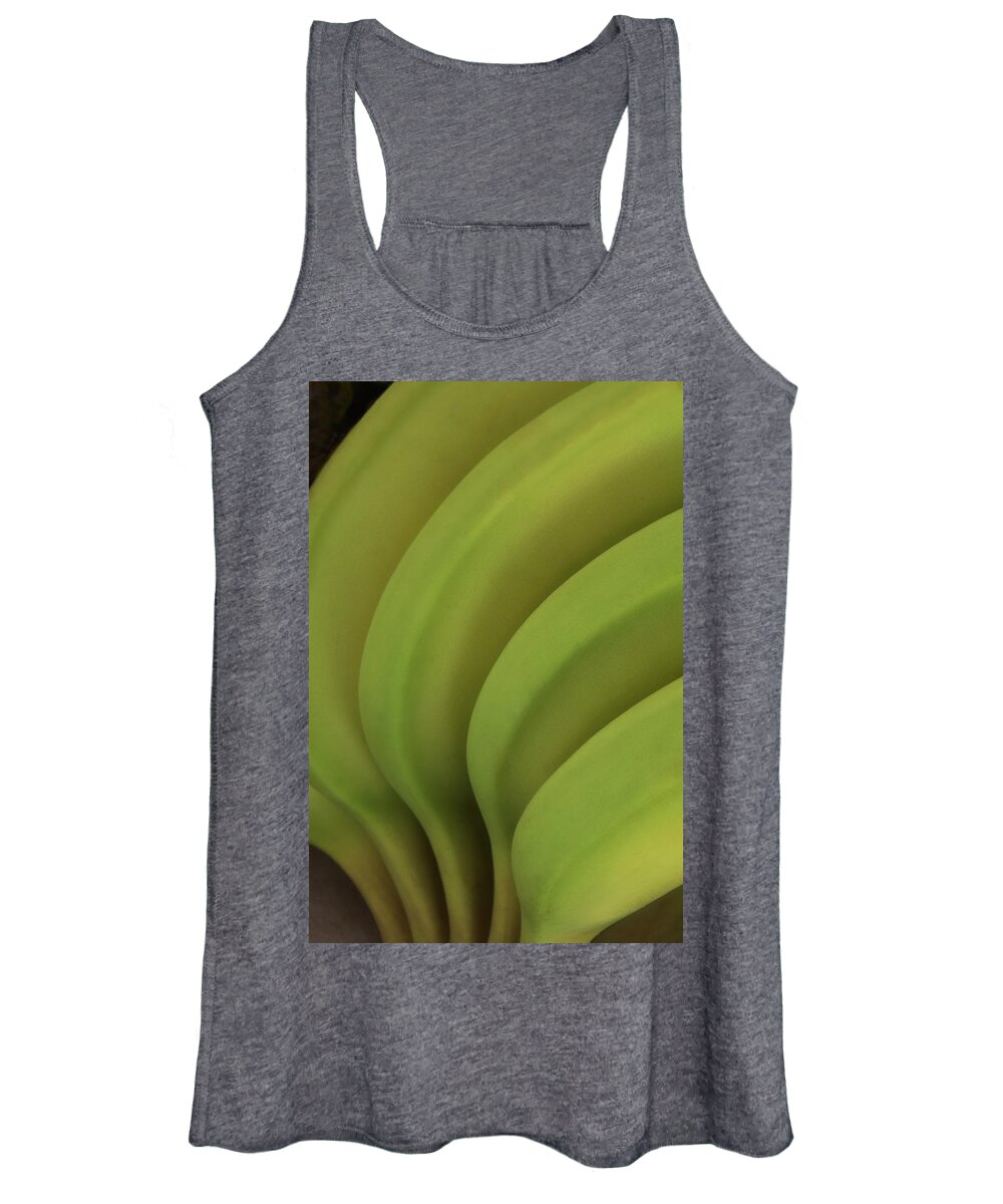 Banana Women's Tank Top featuring the photograph Organic Curves - Bananas by Mitch Spence