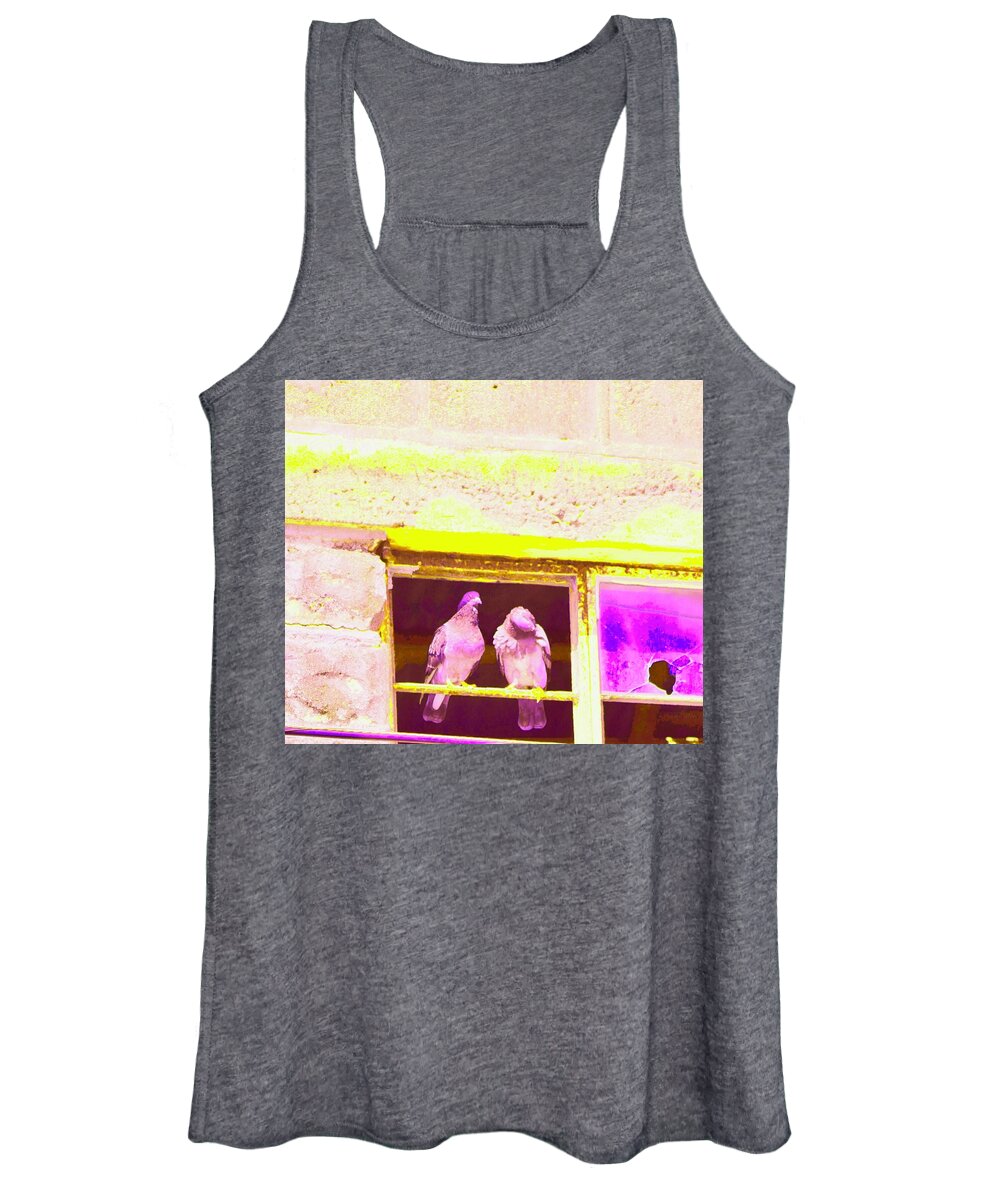Photograph Women's Tank Top featuring the photograph Partners for Life by Debra Grace Addison