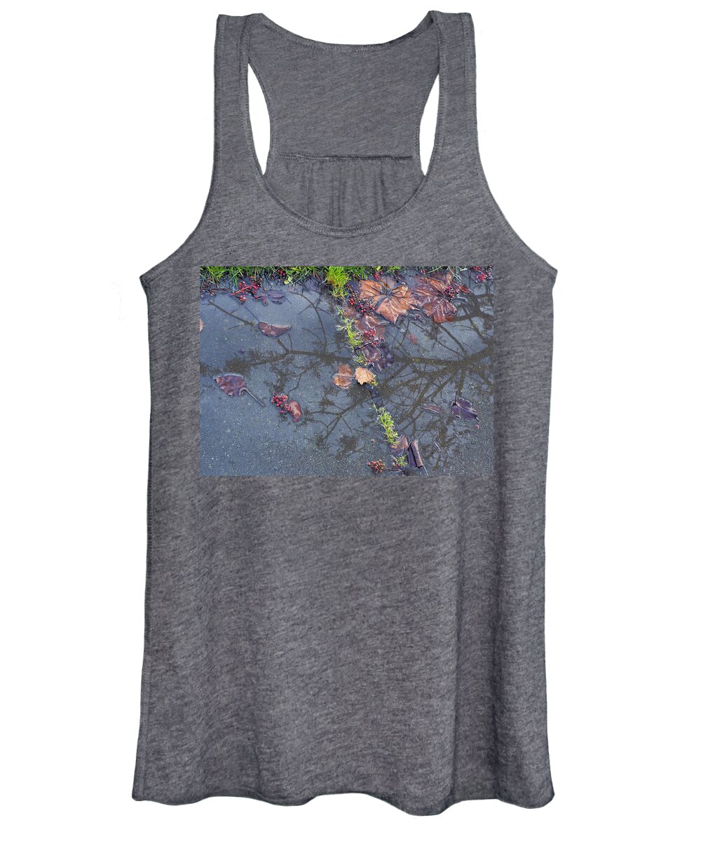 Weather Women's Tank Top featuring the photograph Real Sidewalk Art by Richard Thomas