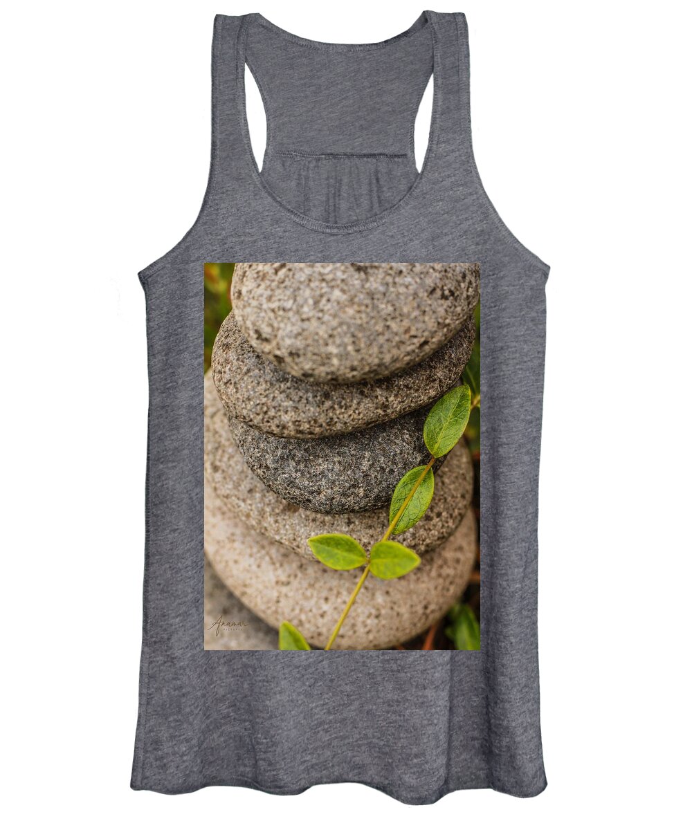 Rock Women's Tank Top featuring the photograph Relaxing Rocks by Anamar Pictures