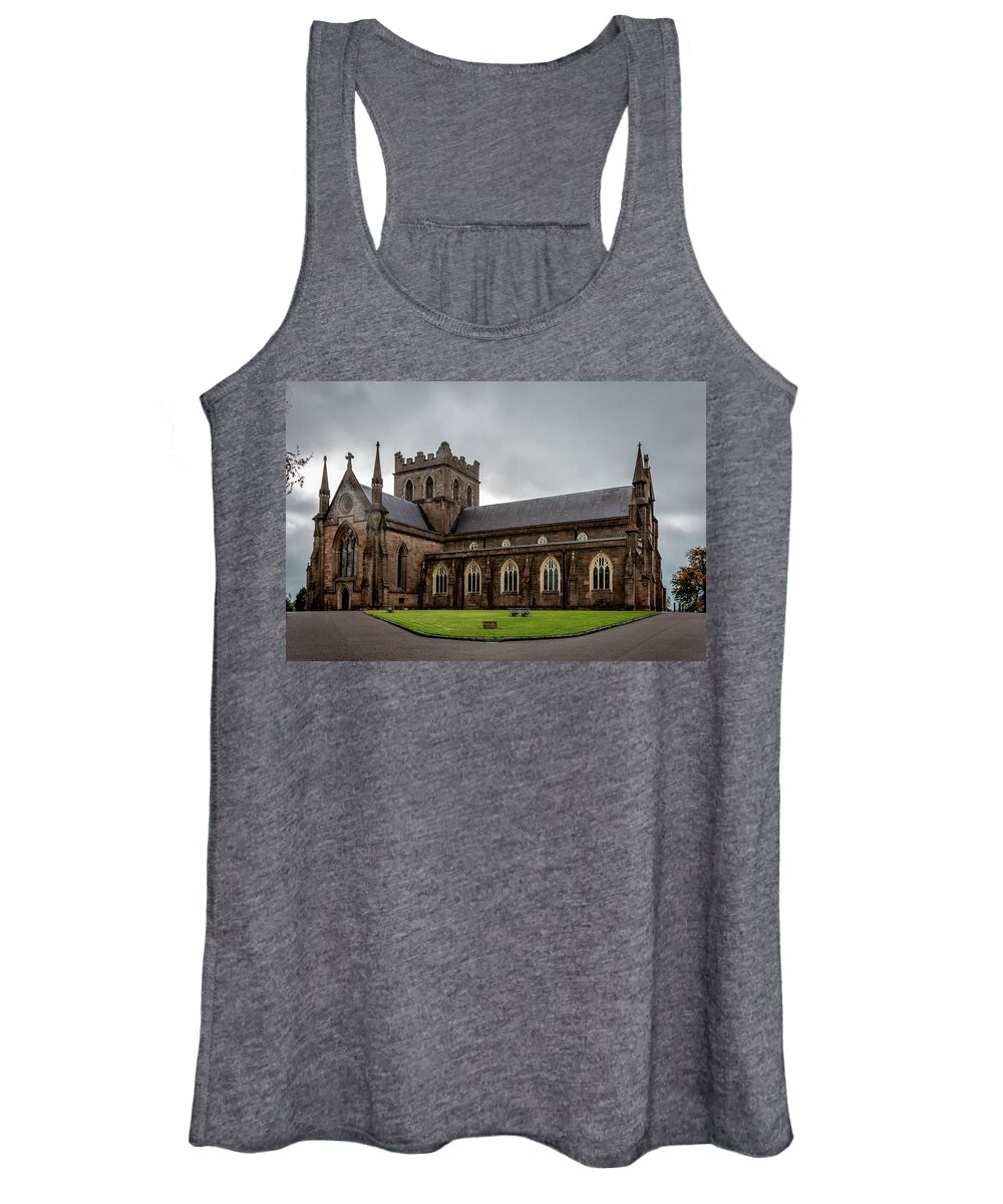 Saint Women's Tank Top featuring the photograph Saint Patrick's Cathedral Armagh by Susie Weaver