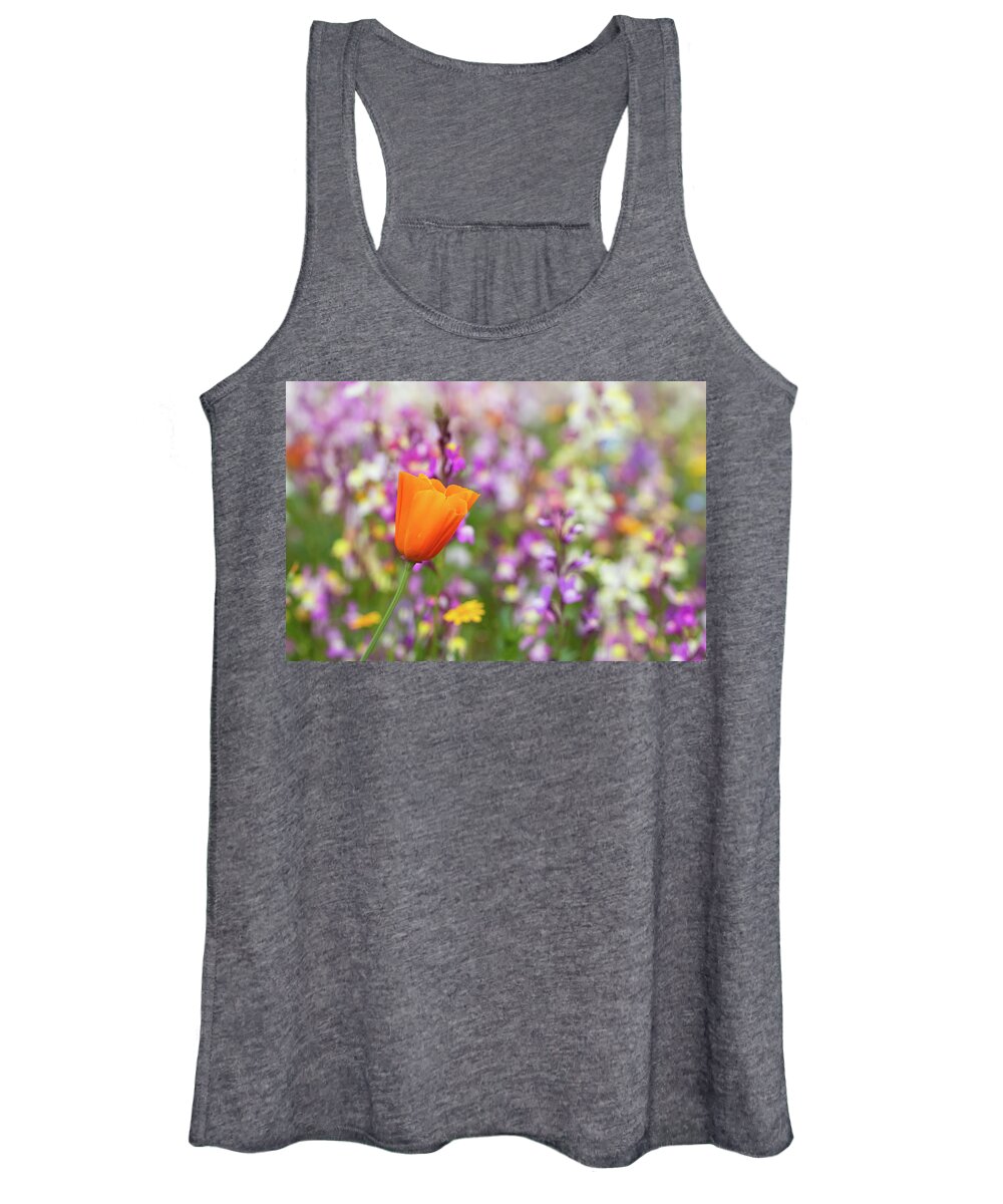 Poppy Women's Tank Top featuring the photograph Say it's Spring by Vanessa Thomas