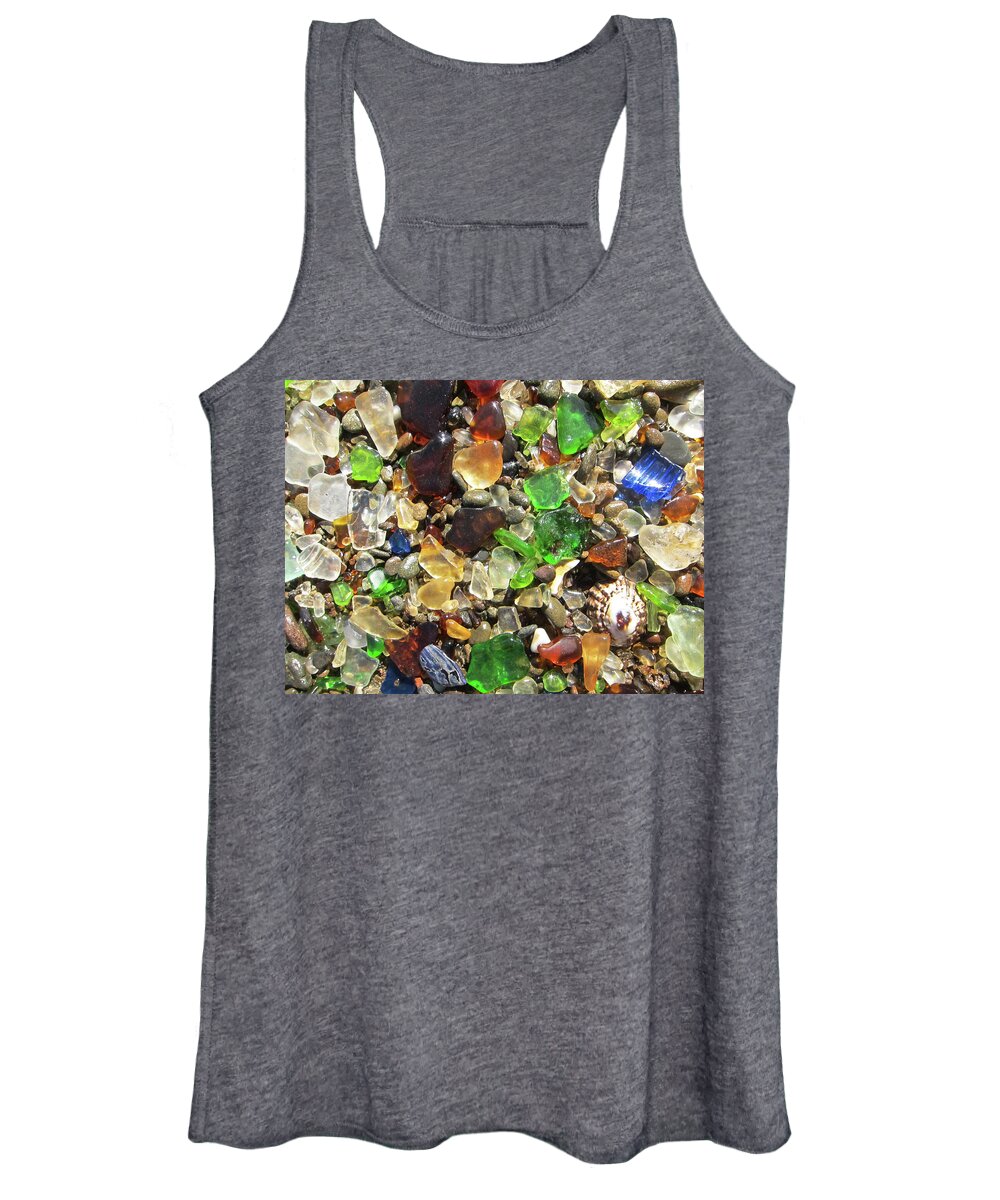 Sea Glass Women's Tank Top featuring the photograph Sea Glass by Shane Kelly