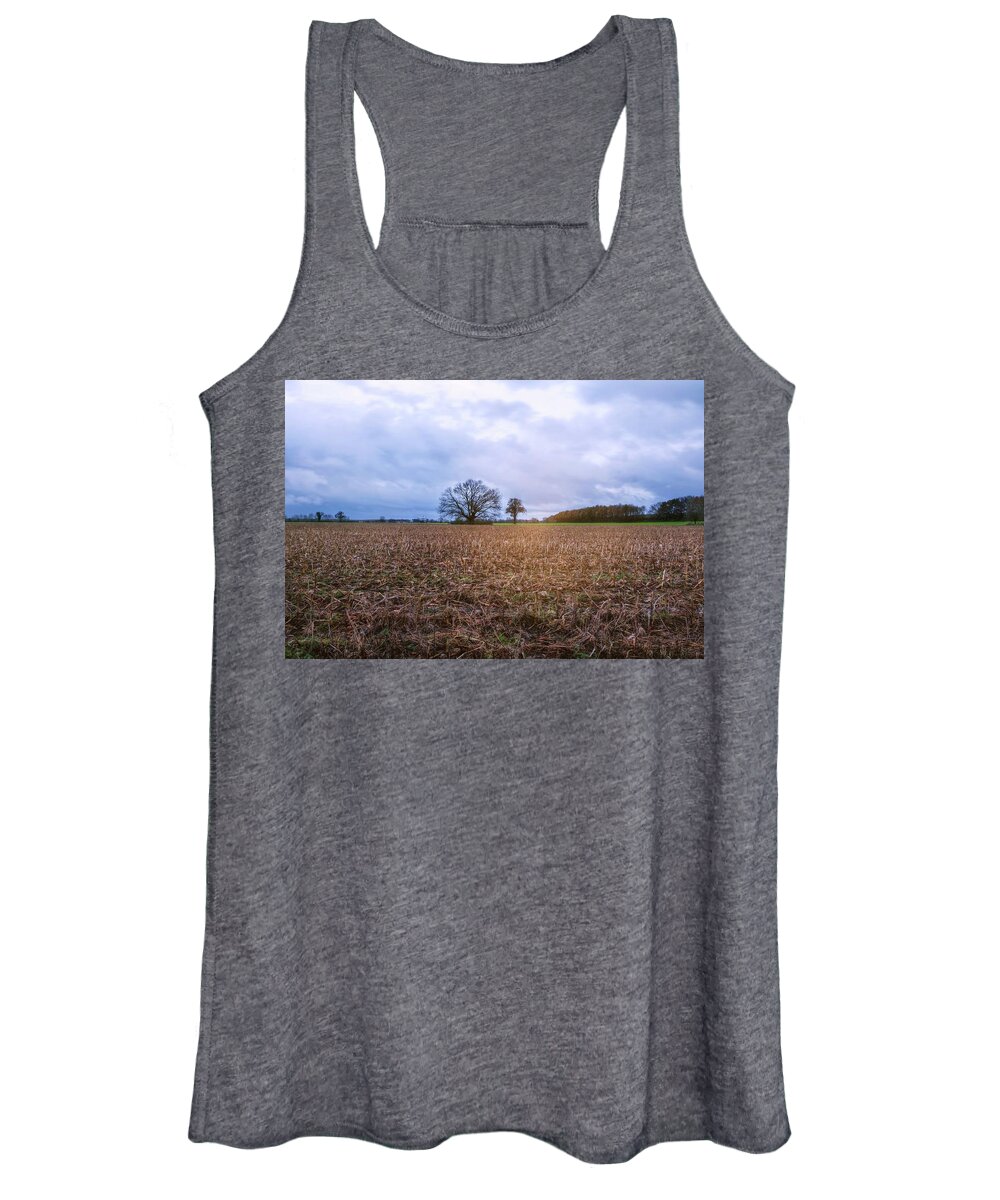 Field Women's Tank Top featuring the photograph Smell of the Earth 3 by Jaroslav Buna