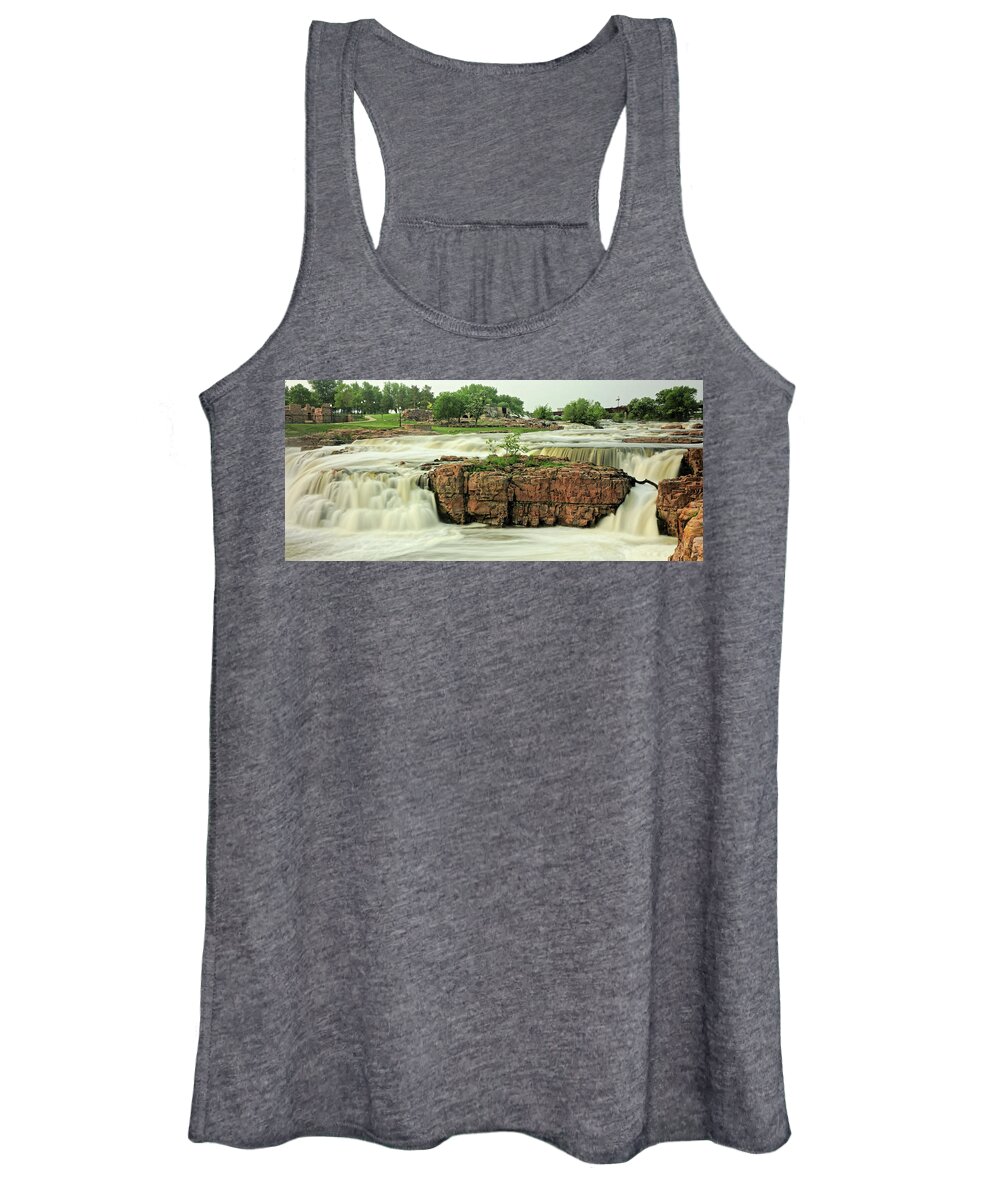 Sioux Falls Women's Tank Top featuring the photograph Sioux Falls 1 by Doolittle Photography and Art