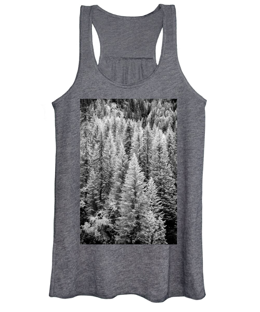 D Jon Evan Glaser Women's Tank Top featuring the photograph Standing Tall in the French Alps by Jon Glaser