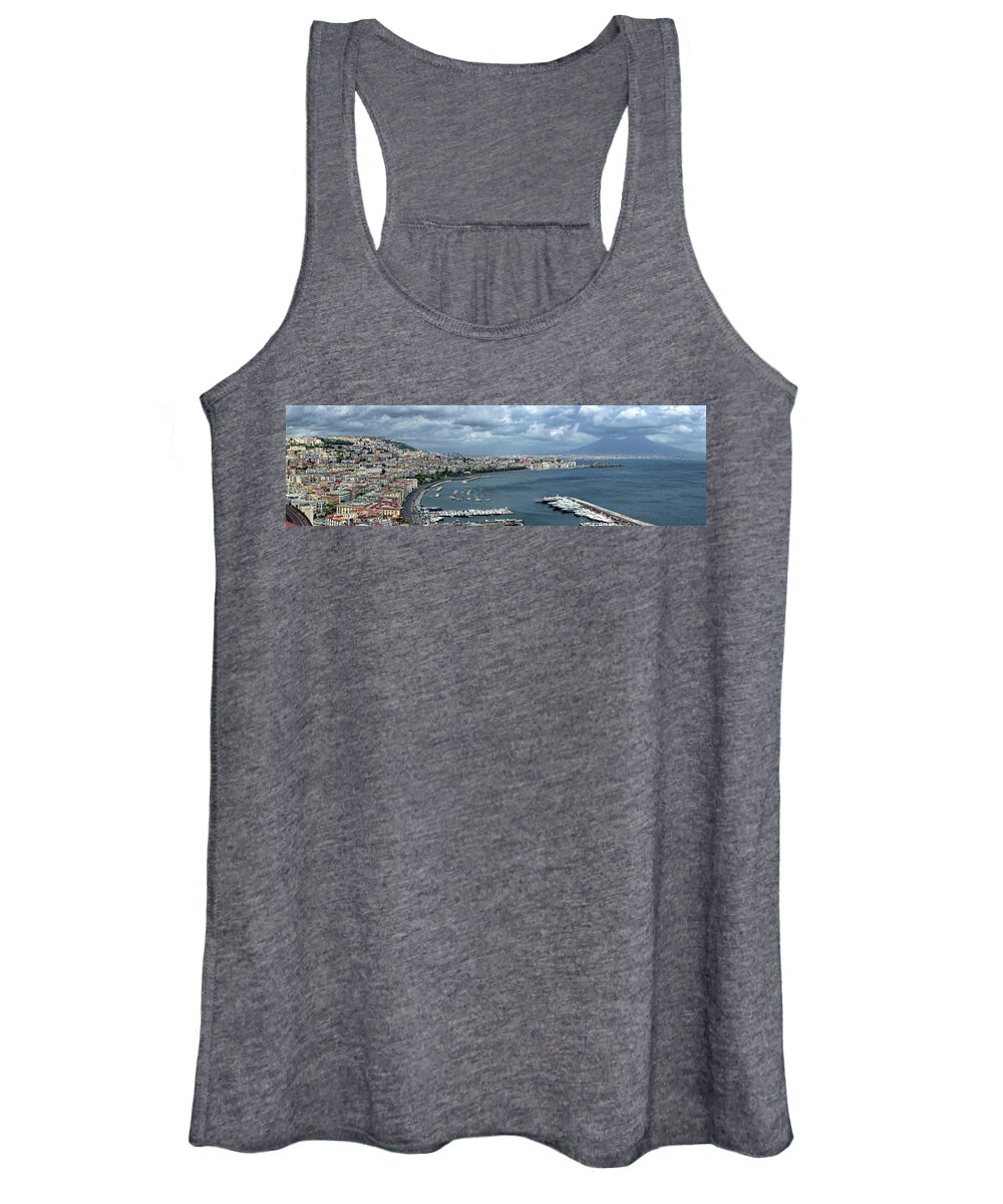 Italy Women's Tank Top featuring the photograph Stormy Napoli by Bill Chizek